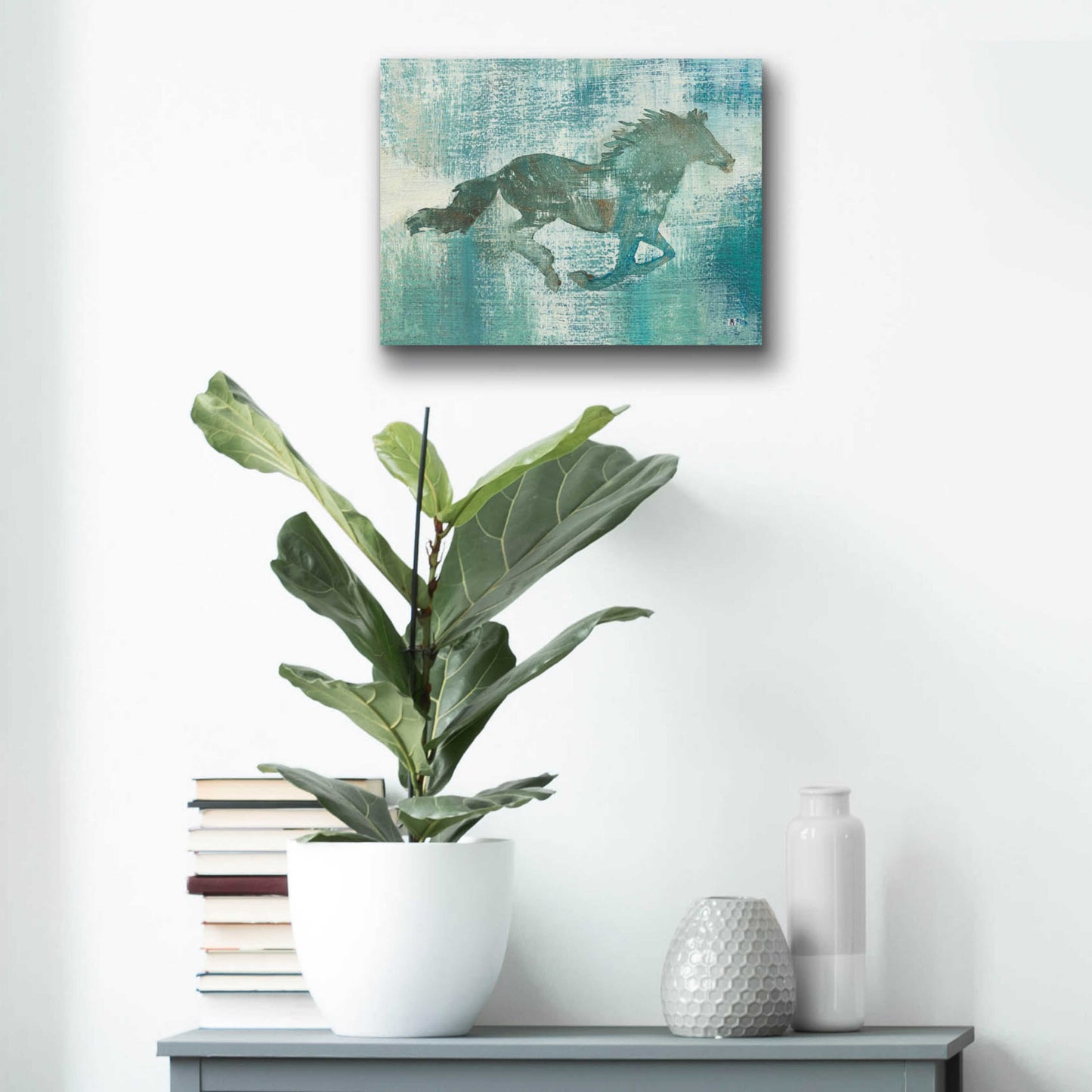 Epic Art 'Mustang Study' by Studio Mousseau, Acrylic Glass Wall Art,16x12