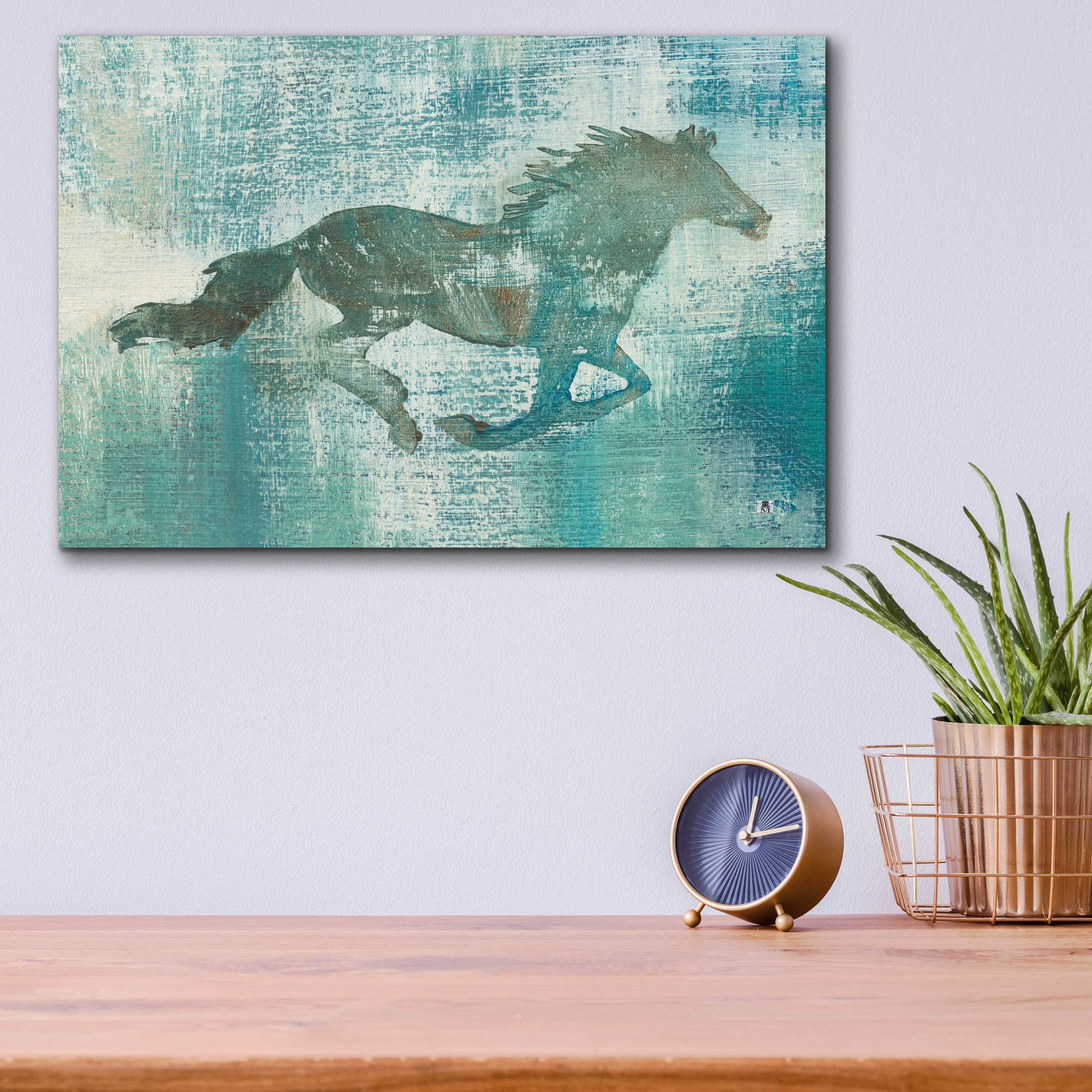 Epic Art 'Mustang Study' by Studio Mousseau, Acrylic Glass Wall Art,16x12