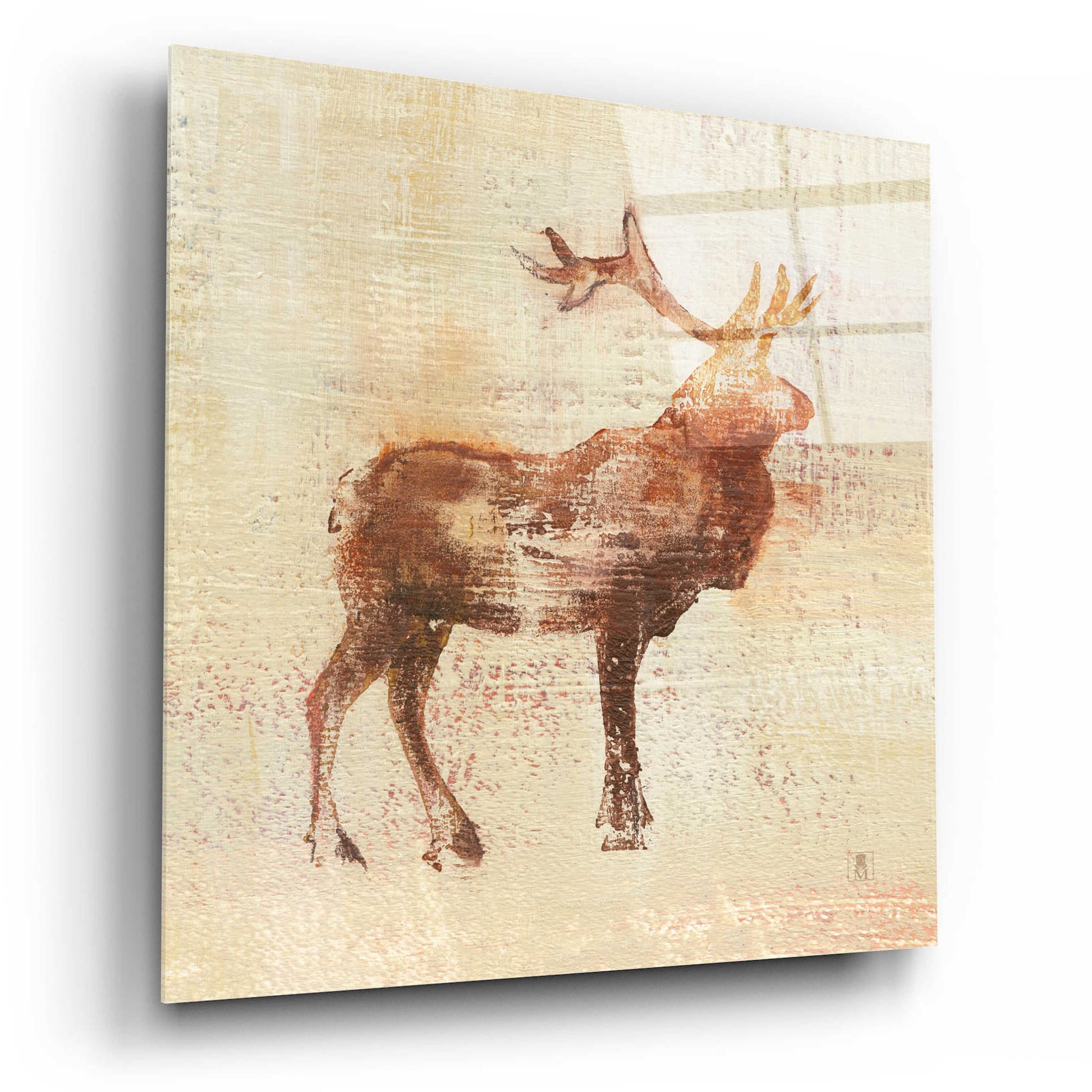 Epic Art 'Elk Study v2' by Studio Mousseau, Acrylic Glass Wall Art,12x12