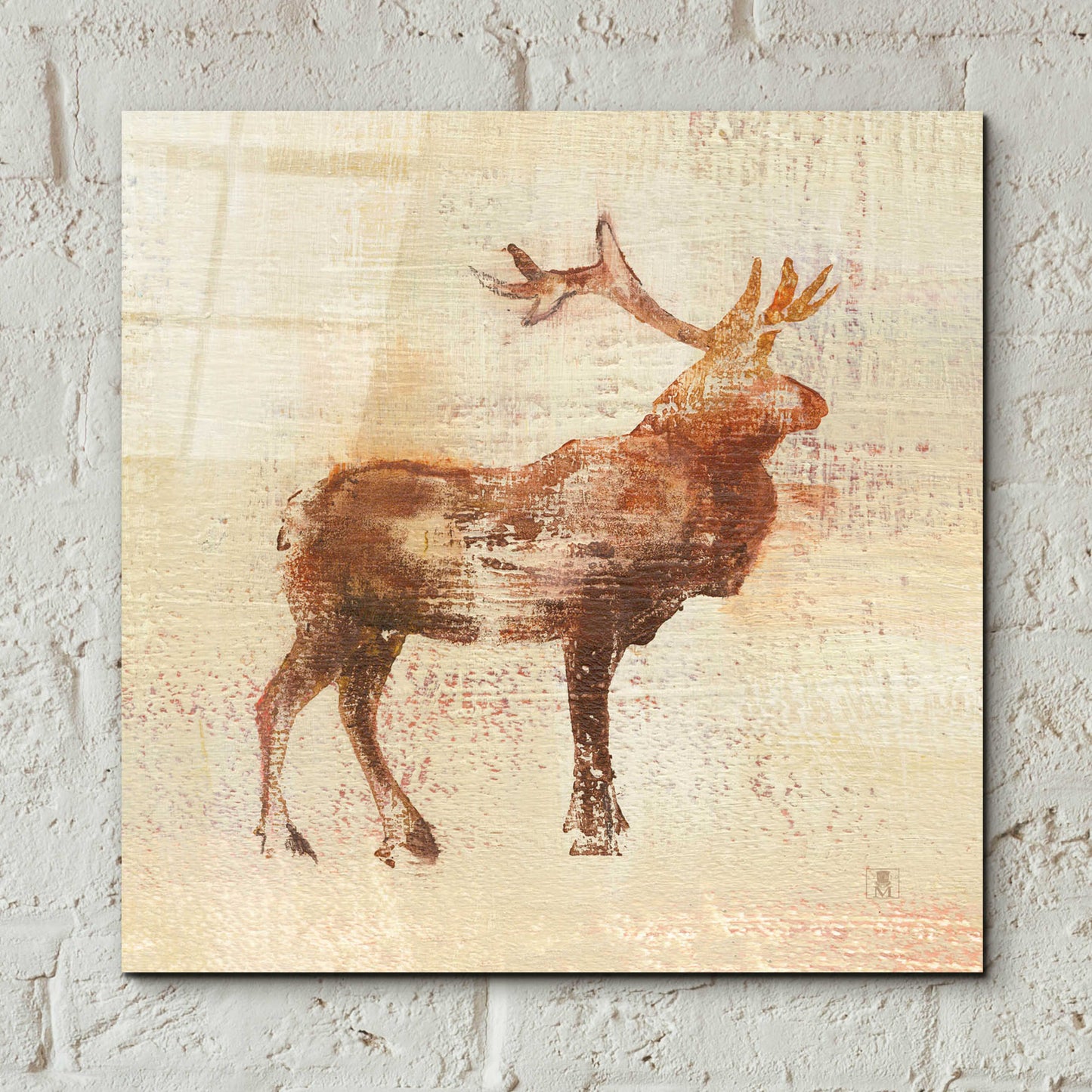 Epic Art 'Elk Study v2' by Studio Mousseau, Acrylic Glass Wall Art,12x12