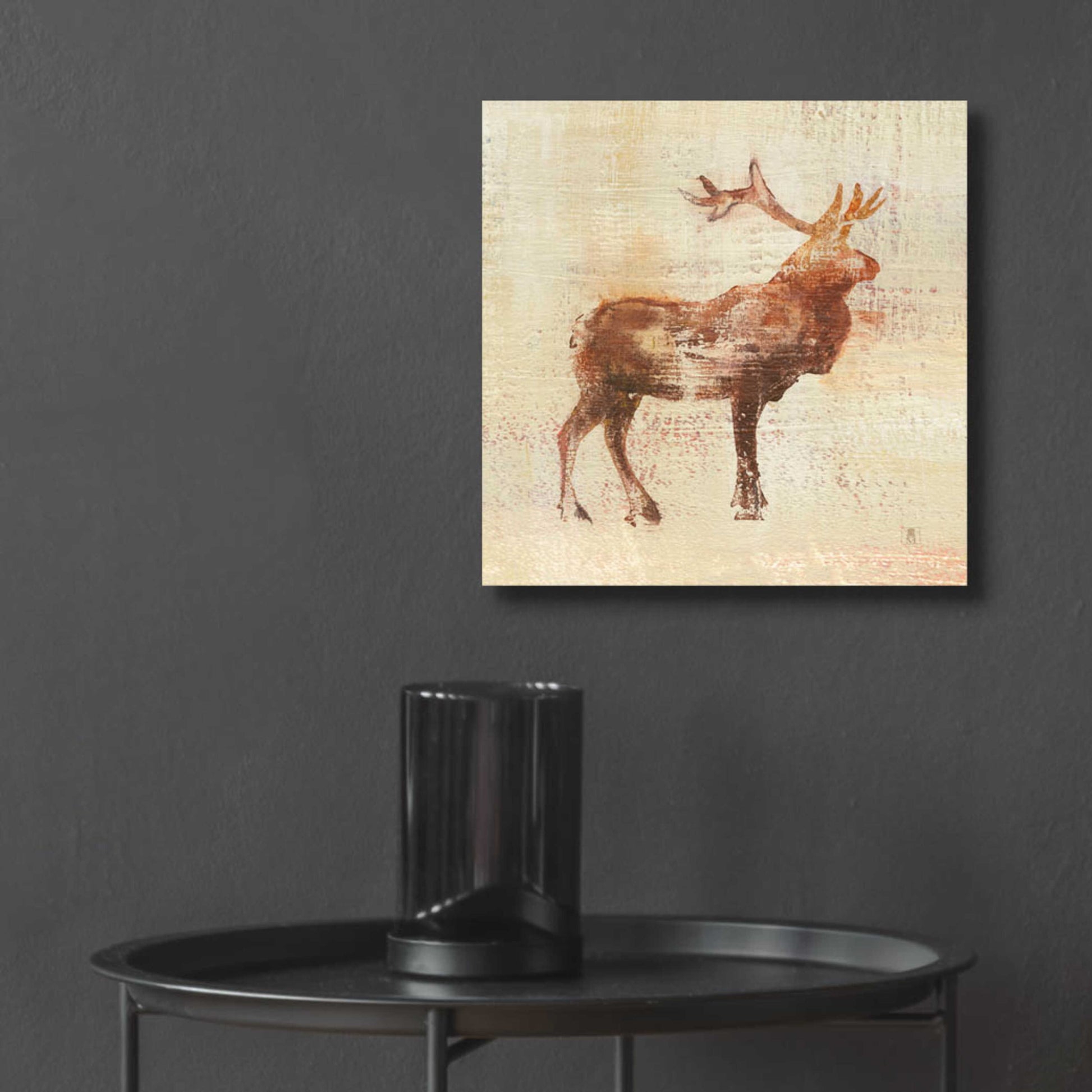 Epic Art 'Elk Study v2' by Studio Mousseau, Acrylic Glass Wall Art,12x12