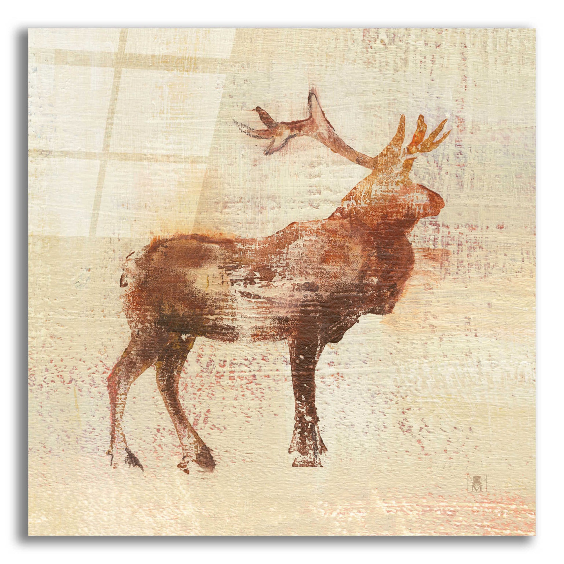 Epic Art 'Elk Study v2' by Studio Mousseau, Acrylic Glass Wall Art