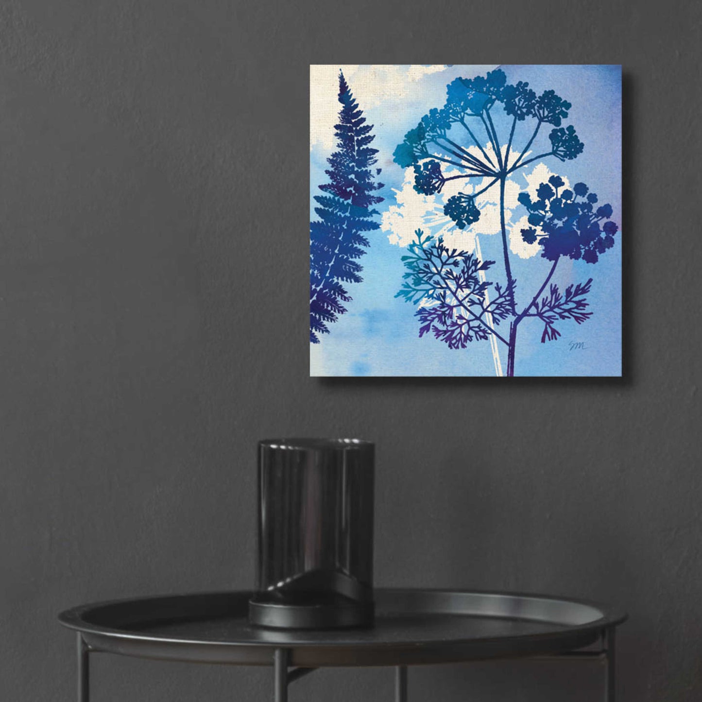 Epic Art 'Blue Sky Garden II' by Studio Mousseau, Acrylic Glass Wall Art,12x12