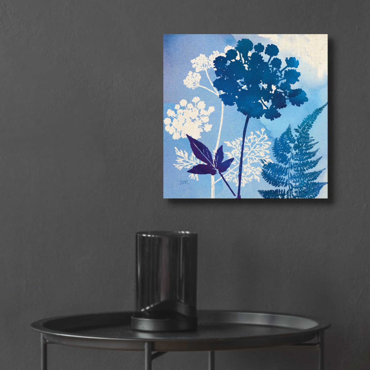 Epic Art 'Blue Sky Garden IV' by Studio Mousseau, Acrylic Glass Wall Art,12x12