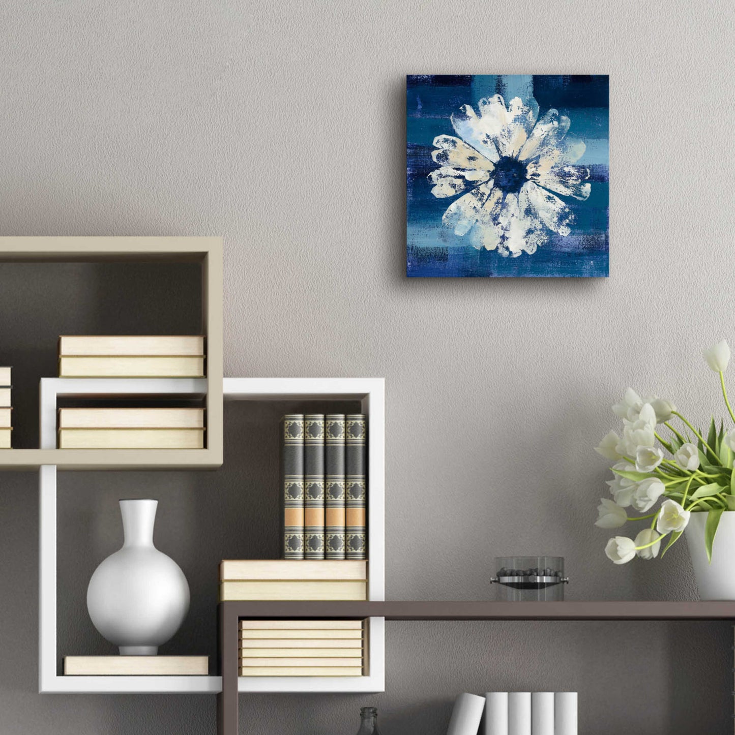 Epic Art 'Ocean Bloom II' by Studio Mousseau, Acrylic Glass Wall Art,12x12