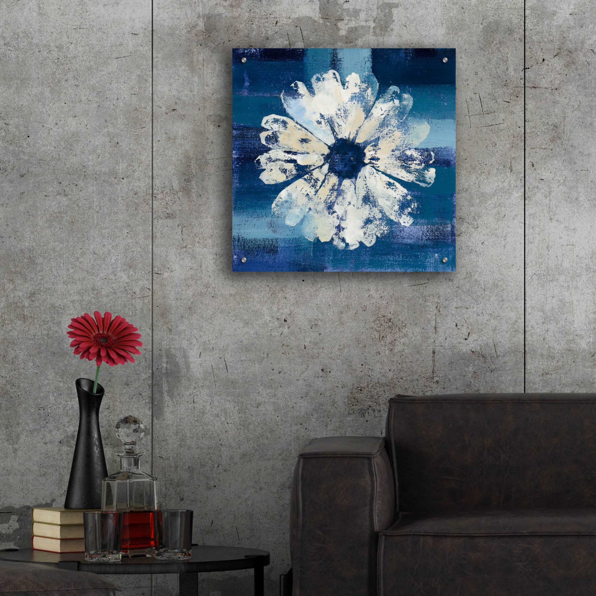 Epic Art 'Ocean Bloom II' by Studio Mousseau, Acrylic Glass Wall Art,24x24