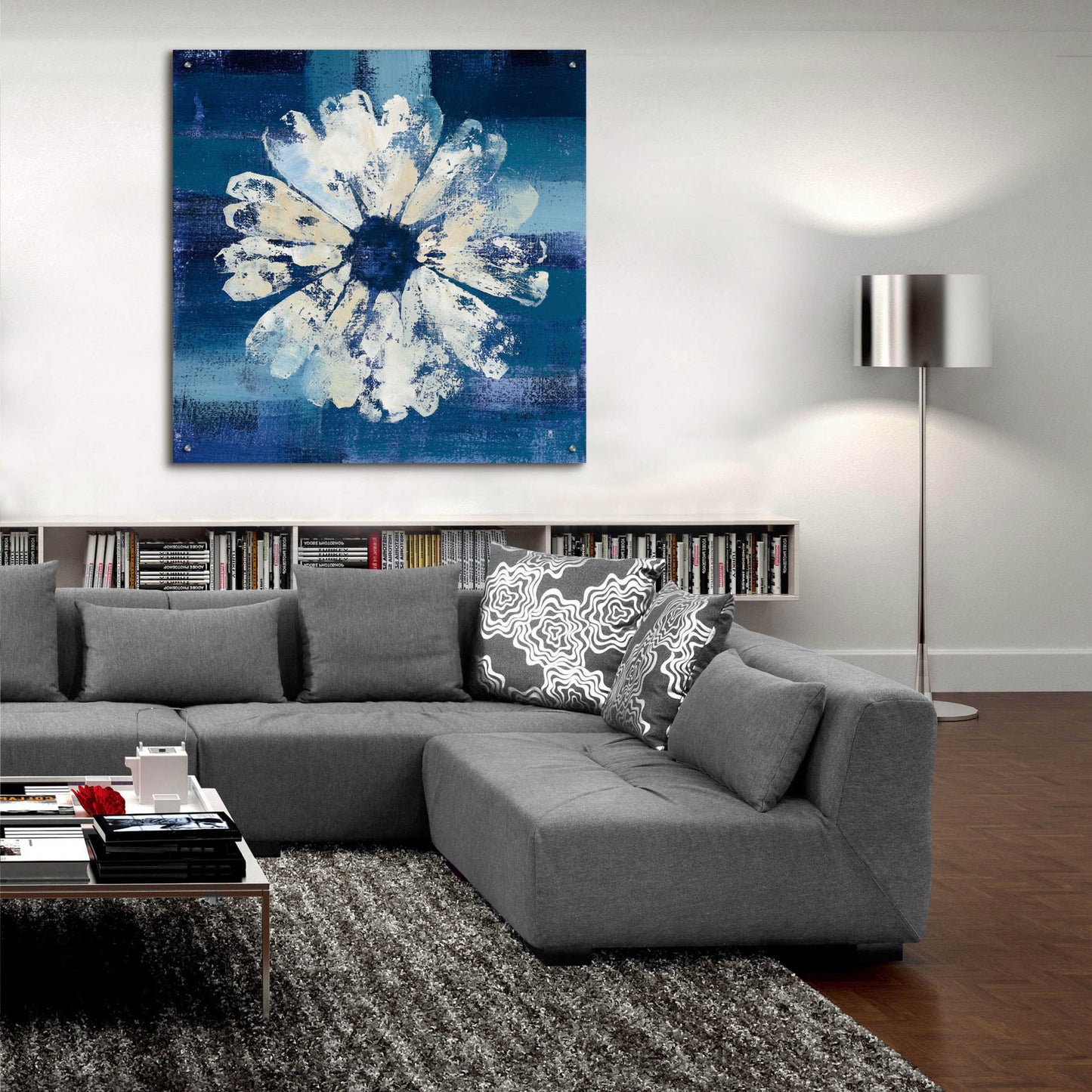 Epic Art 'Ocean Bloom II' by Studio Mousseau, Acrylic Glass Wall Art,36x36