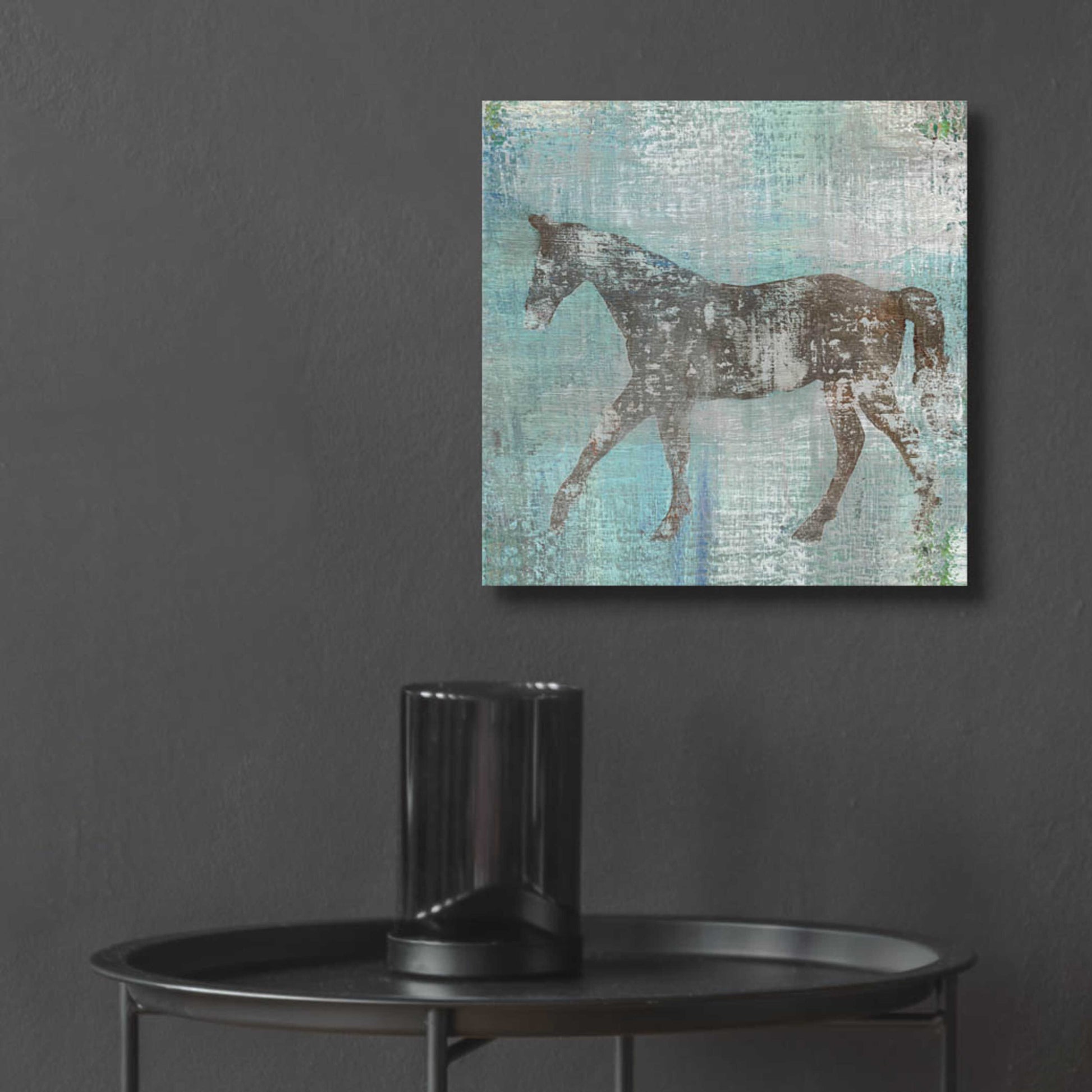 Epic Art 'Cheval I Flipped Brown' by Studio Mousseau, Acrylic Glass Wall Art,12x12