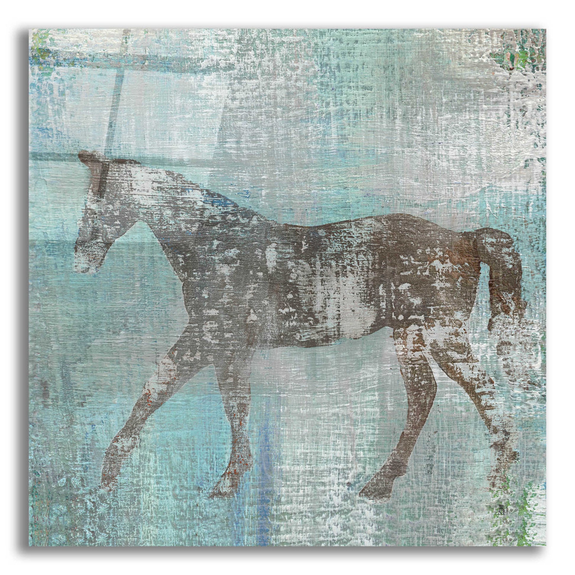 Epic Art 'Cheval I Flipped Brown' by Studio Mousseau, Acrylic Glass Wall Art