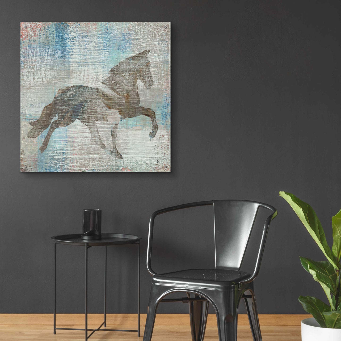 Epic Art 'Cheval II Brown' by Studio Mousseau, Acrylic Glass Wall Art,36x36