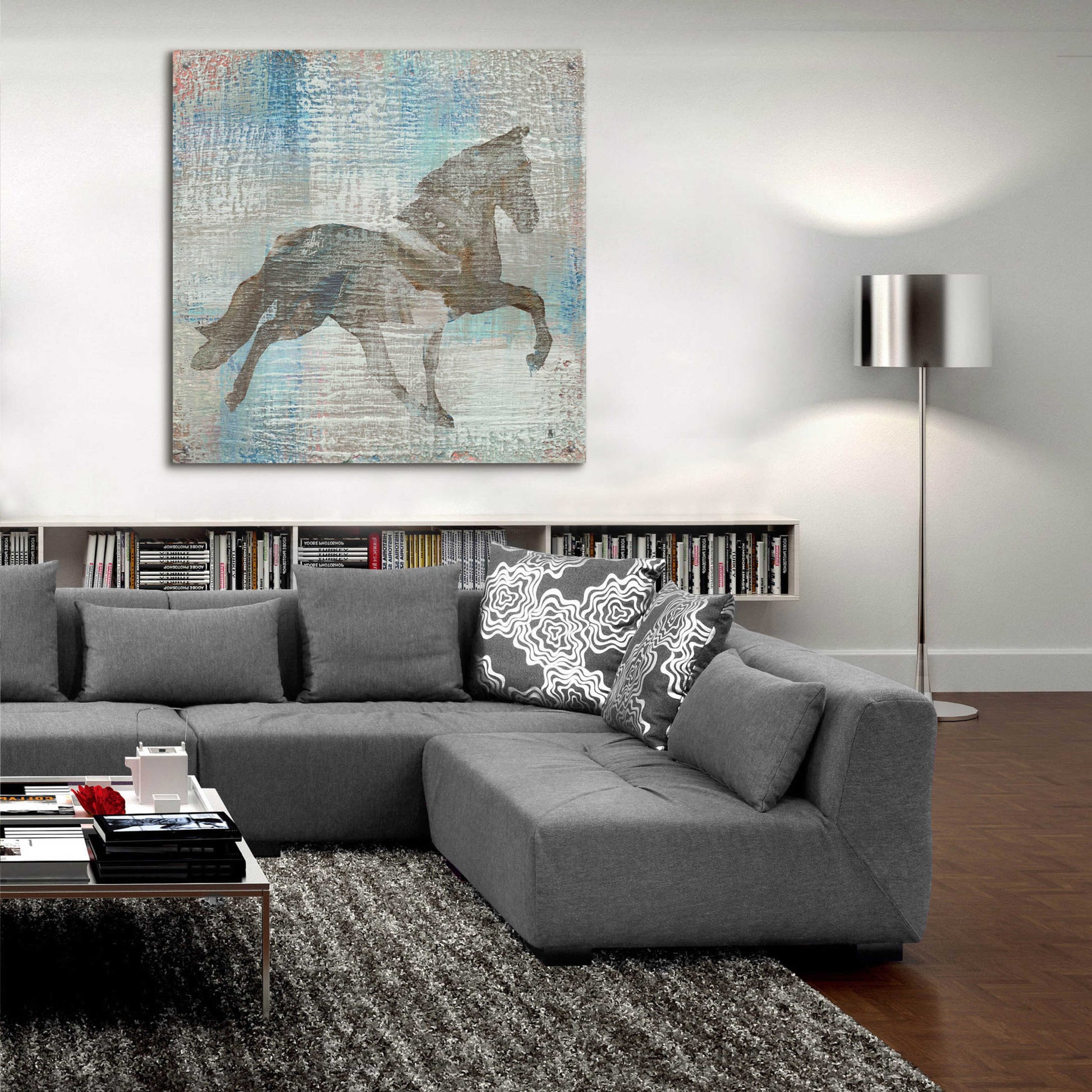 Epic Art 'Cheval II Brown' by Studio Mousseau, Acrylic Glass Wall Art,36x36