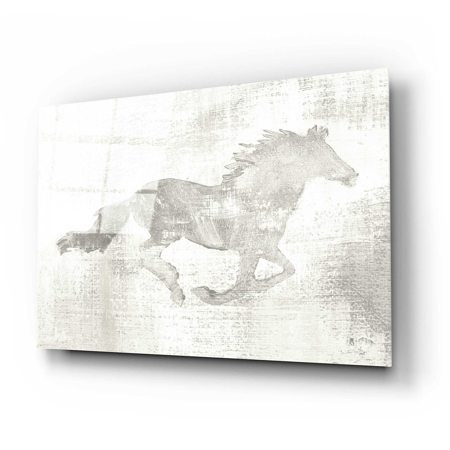 Epic Art 'Mustang Study Neutral' by Studio Mousseau, Acrylic Glass Wall Art,24x16