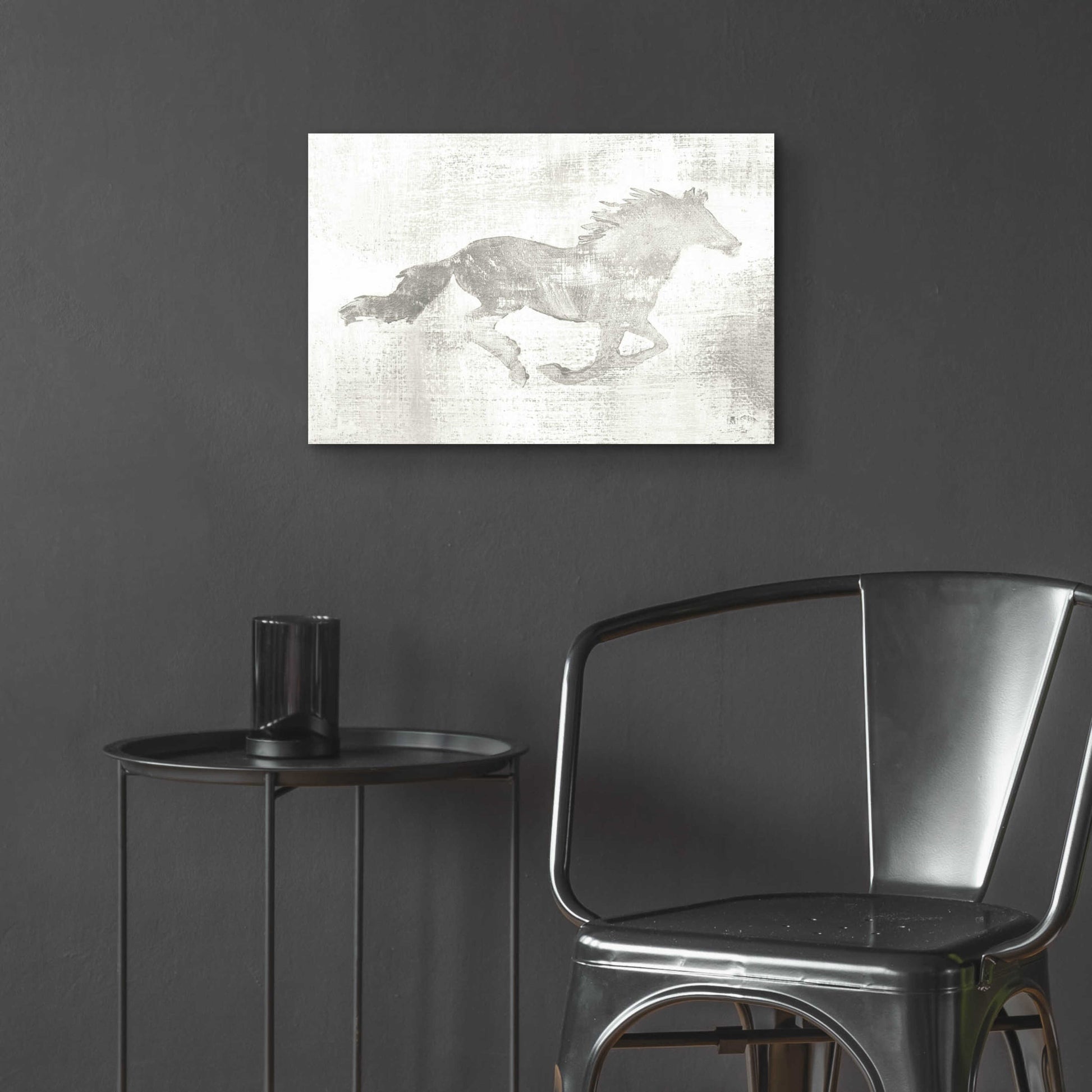 Epic Art 'Mustang Study Neutral' by Studio Mousseau, Acrylic Glass Wall Art,24x16