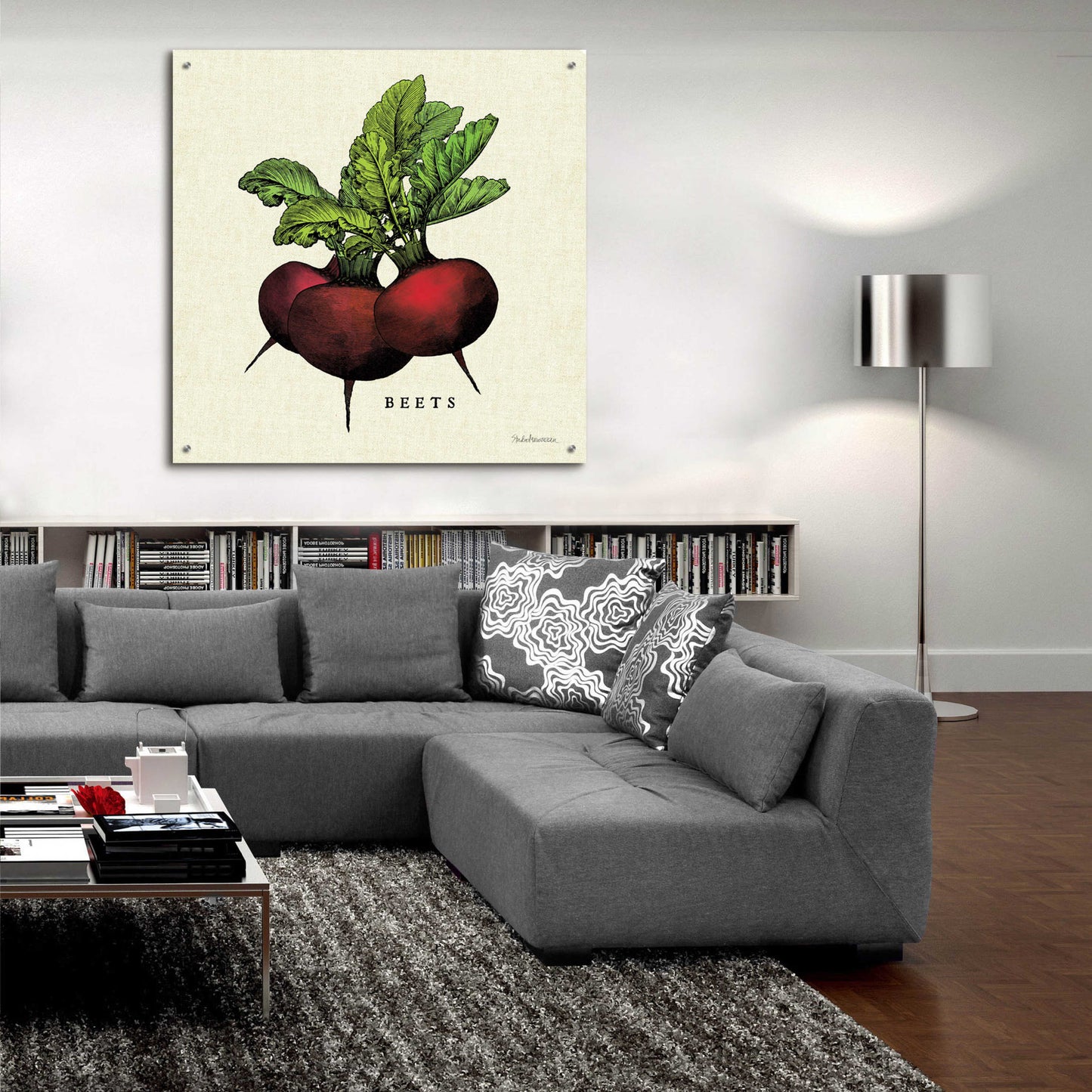 Epic Art 'Linen Vegetable I v2' by Studio Mousseau, Acrylic Glass Wall Art,36x36