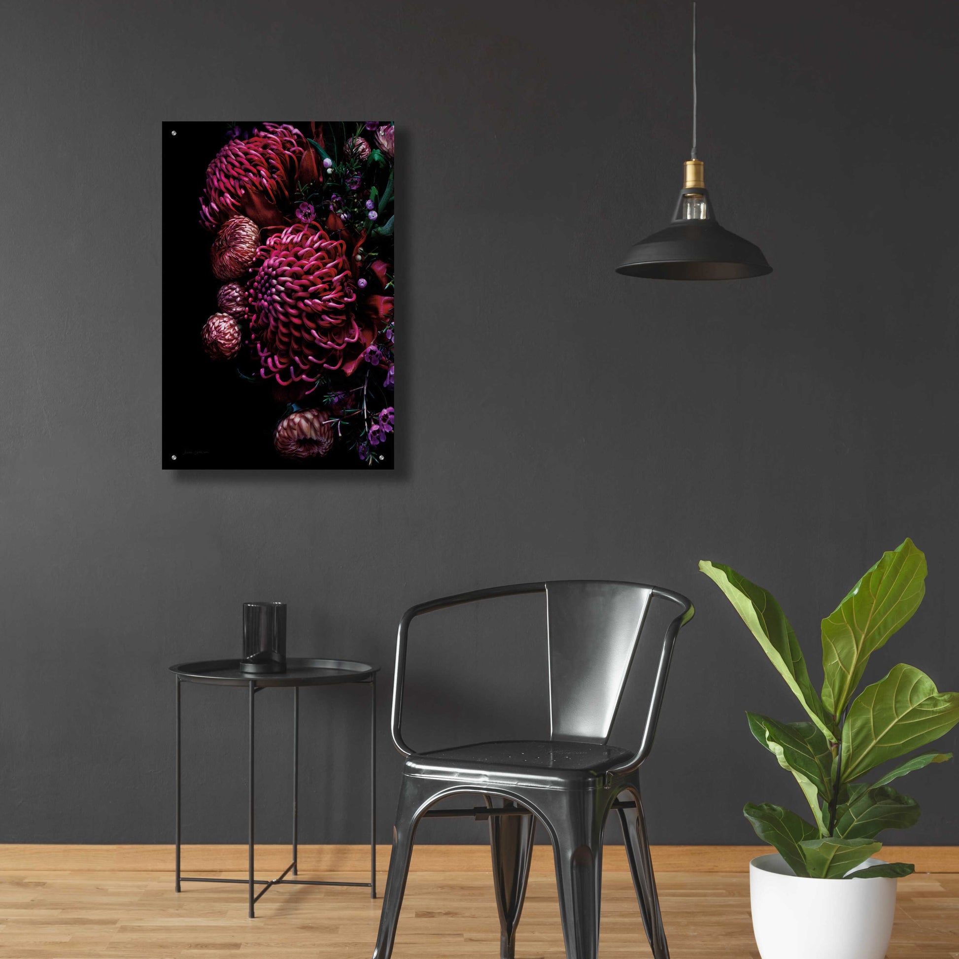 Epic Art 'Waratah Bouquet' by Elise Catterall, Acrylic Glass Wall Art,24x36