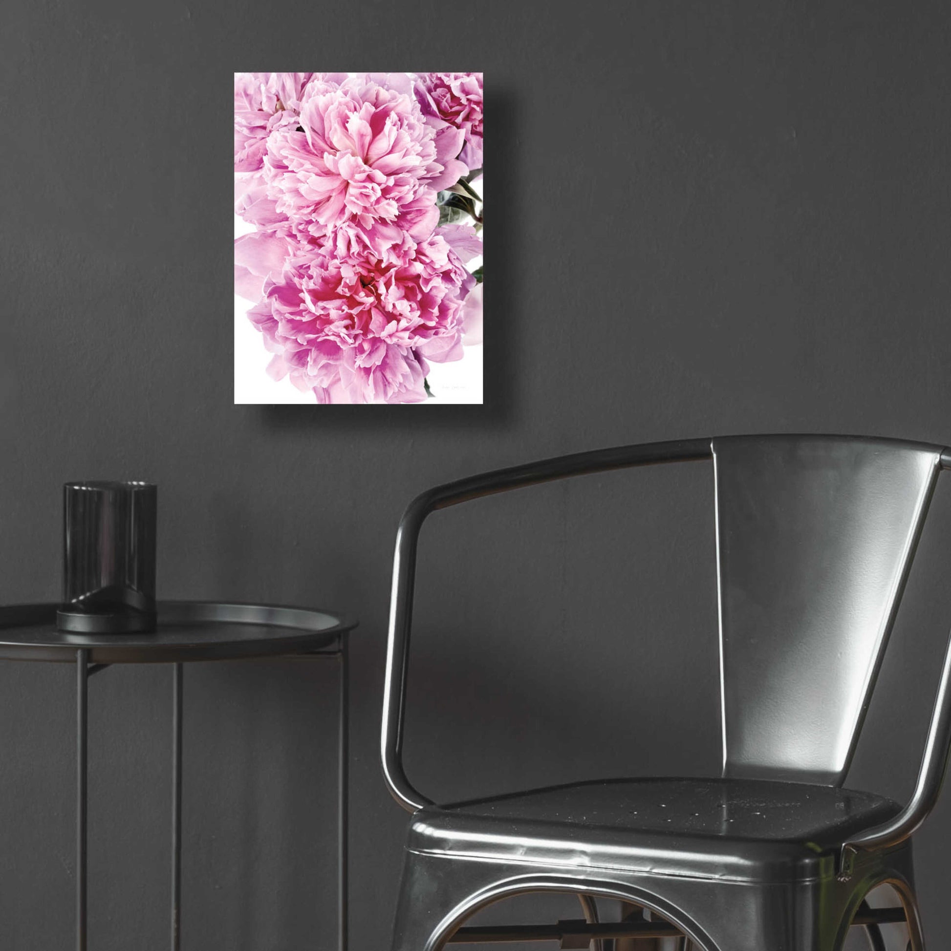 Epic Art 'Pink Peony Cluster' by Elise Catterall, Acrylic Glass Wall Art,12x16