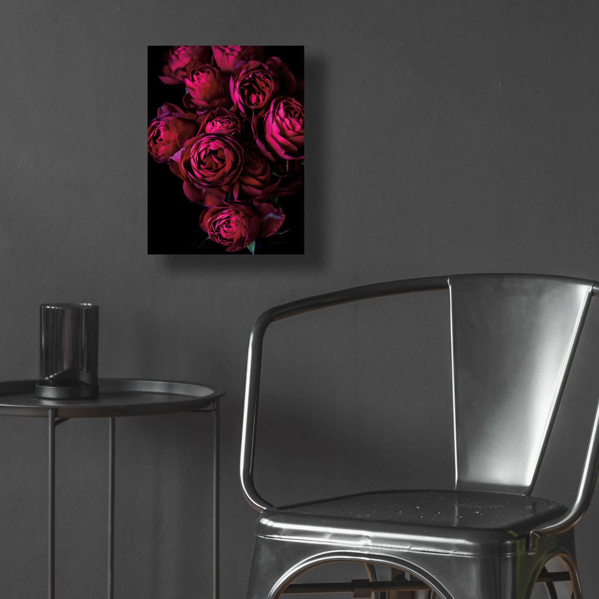 Epic Art 'Cabbage Roses' by Elise Catterall, Acrylic Glass Wall Art,12x16