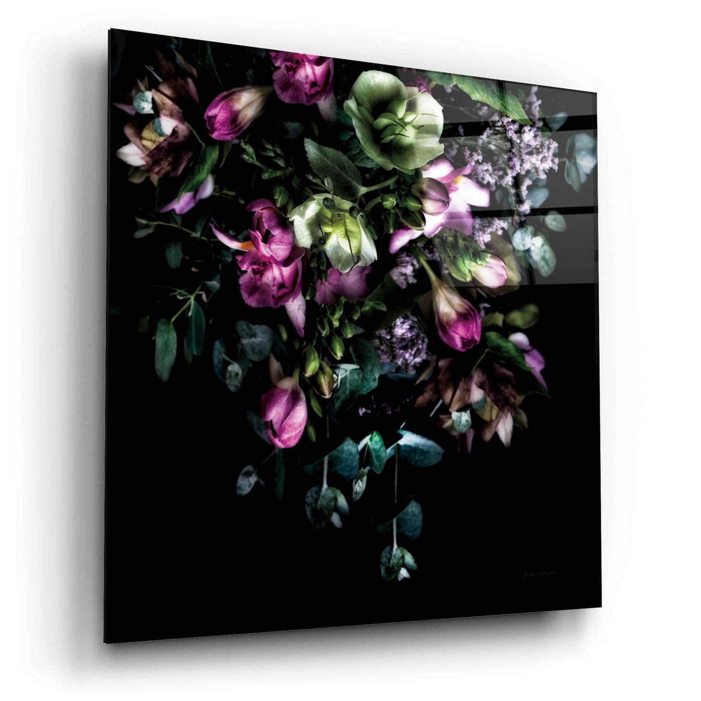 Epic Art 'Hellebores Bouquet' by Elise Catterall, Acrylic Glass Wall Art,12x12