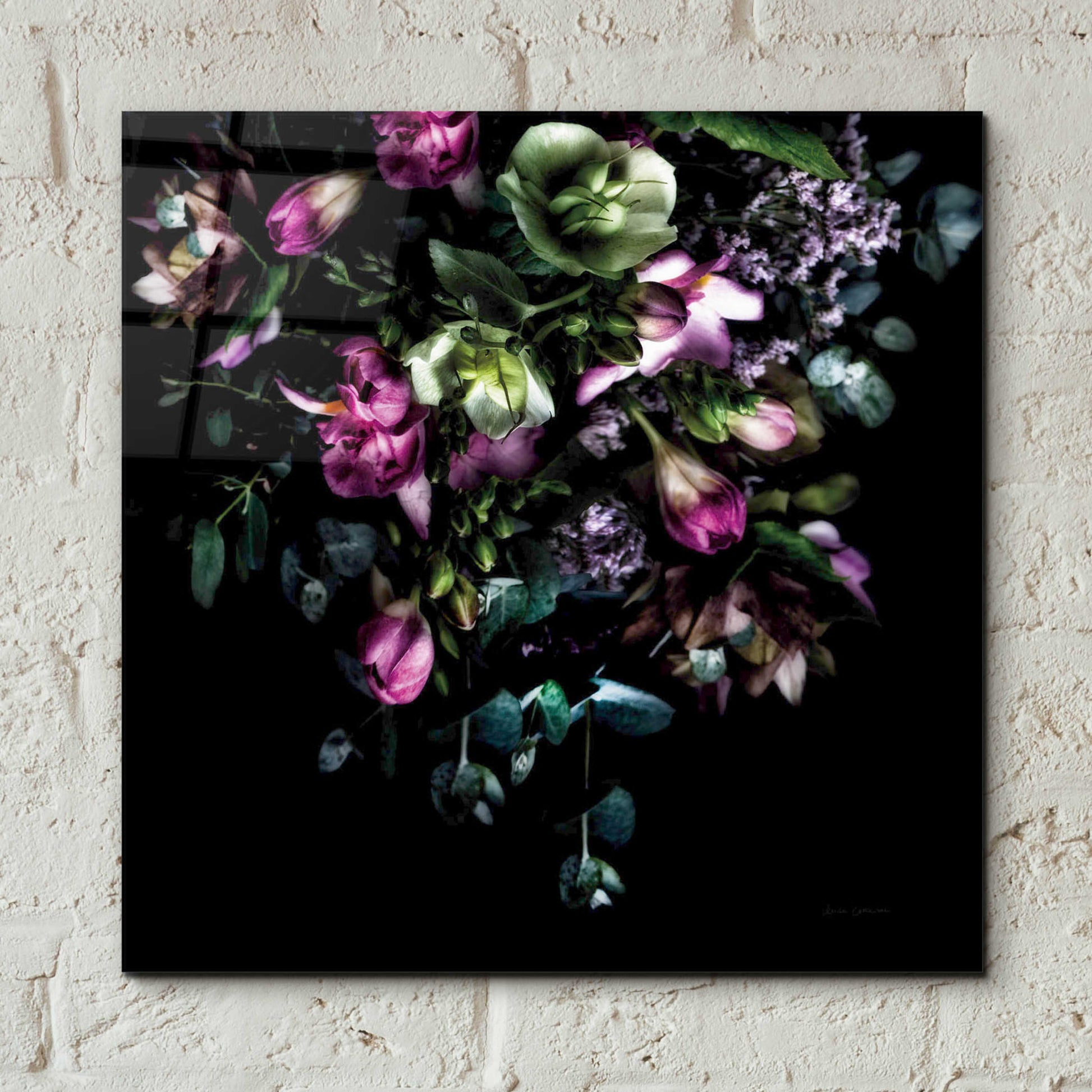 Epic Art 'Hellebores Bouquet' by Elise Catterall, Acrylic Glass Wall Art,12x12