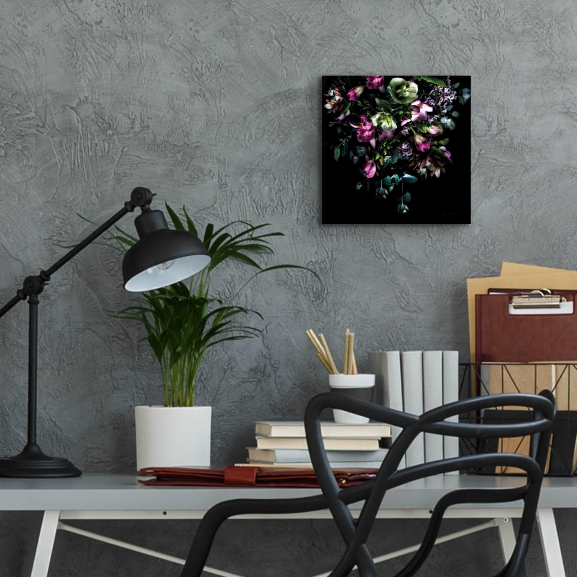 Epic Art 'Hellebores Bouquet' by Elise Catterall, Acrylic Glass Wall Art,12x12