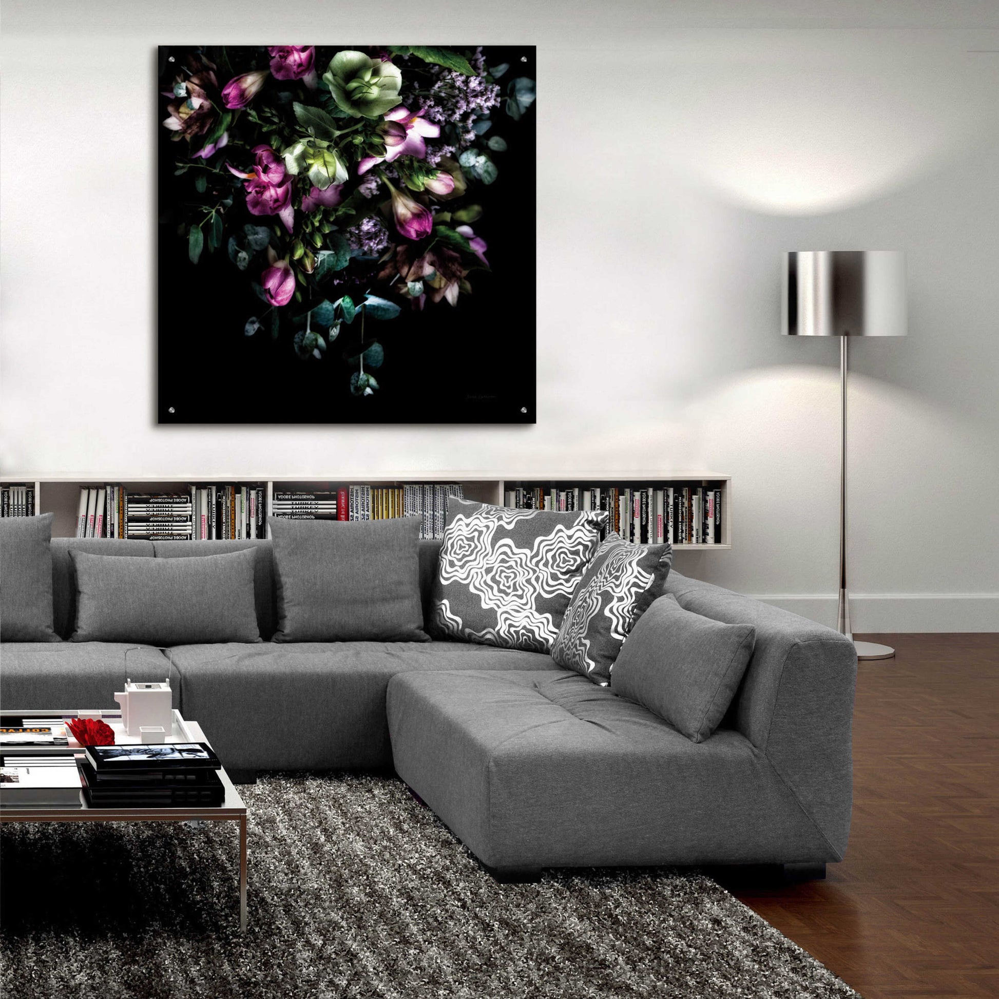 Epic Art 'Hellebores Bouquet' by Elise Catterall, Acrylic Glass Wall Art,36x36