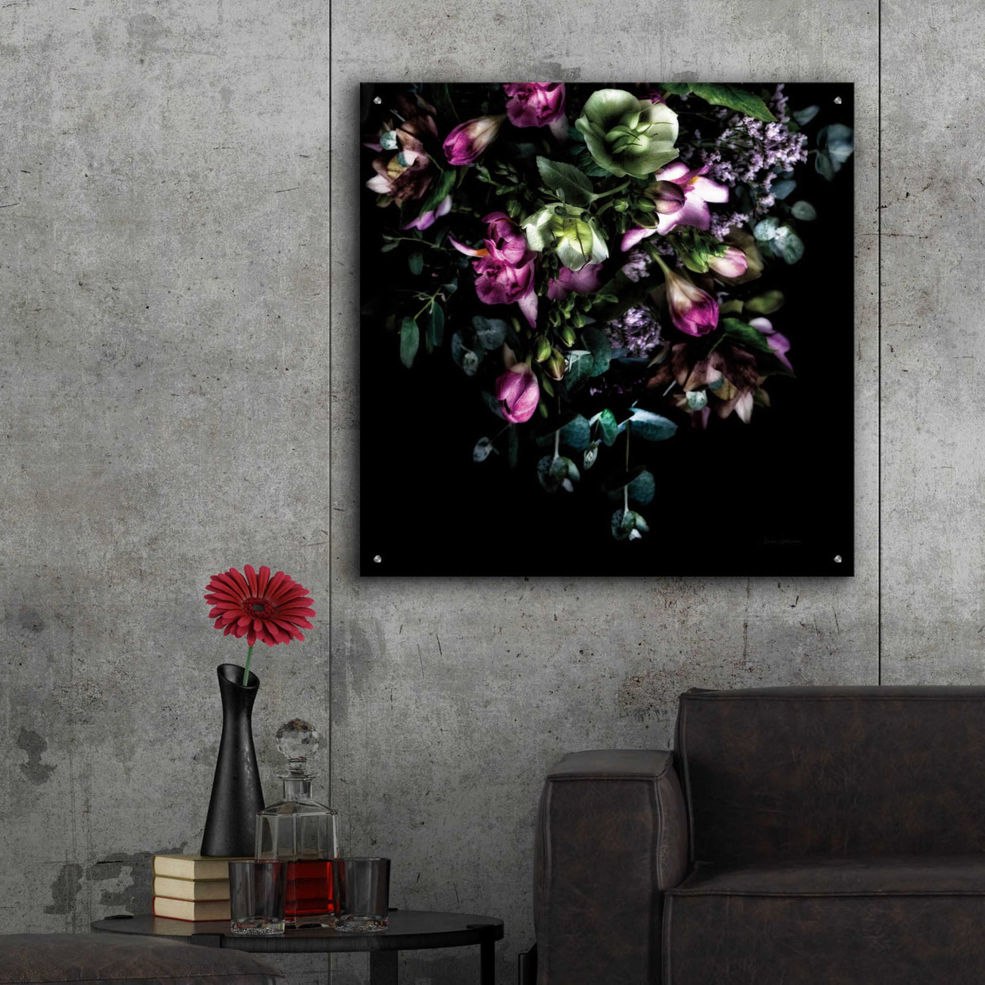 Epic Art 'Hellebores Bouquet' by Elise Catterall, Acrylic Glass Wall Art,36x36