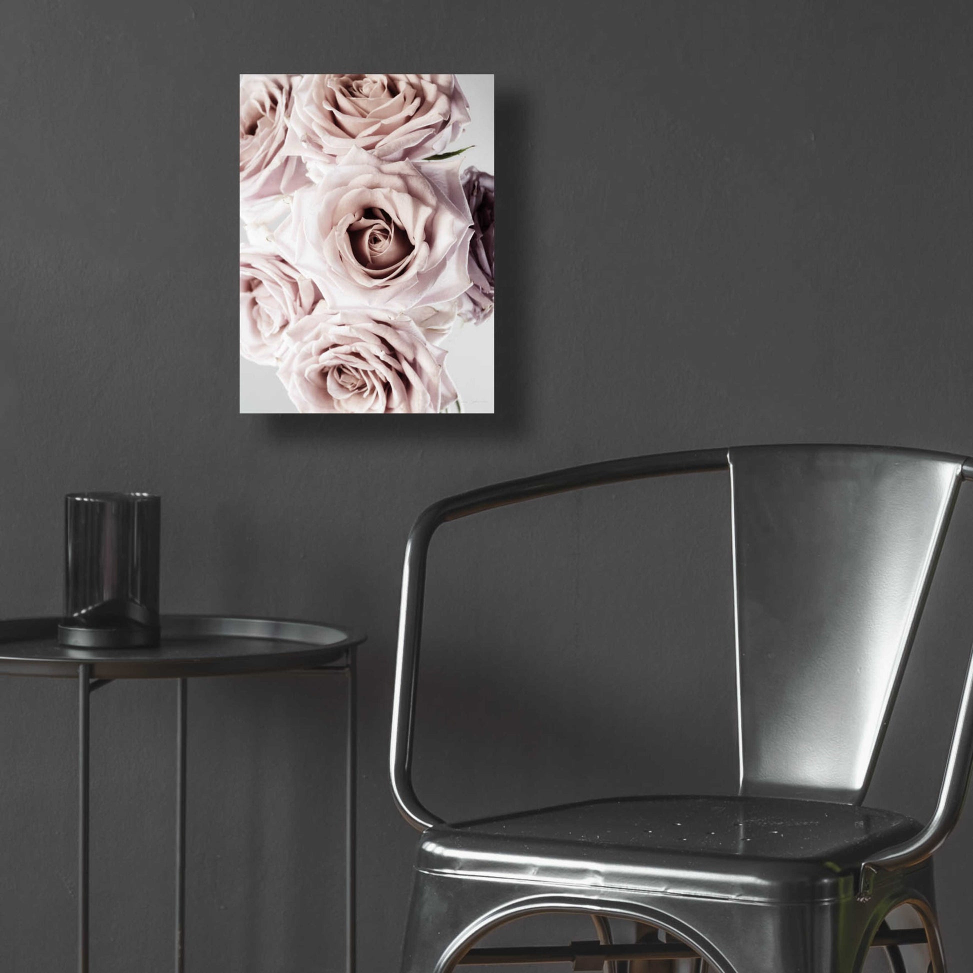 Epic Art 'Dusty Rose Cluster' by Elise Catterall, Acrylic Glass Wall Art,12x16