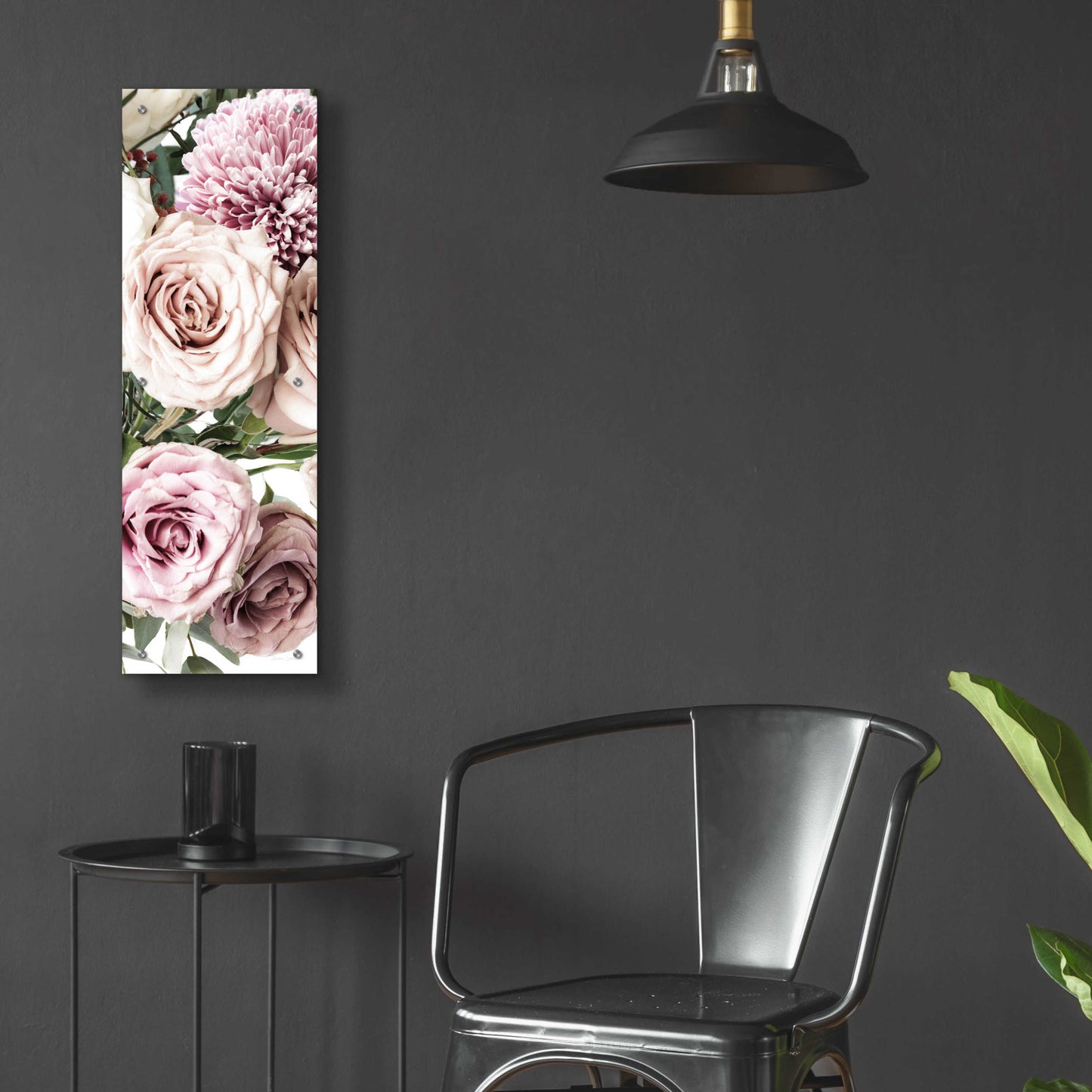 Epic Art 'Pastel Bouquet Crop' by Elise Catterall, Acrylic Glass Wall Art,12x36