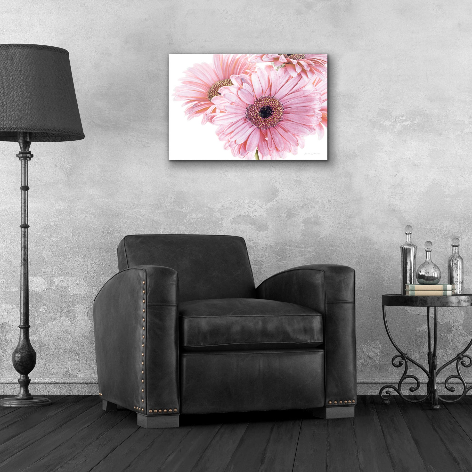 Epic Art 'Pastel Gerbera Daisies' by Elise Catterall, Acrylic Glass Wall Art,24x16