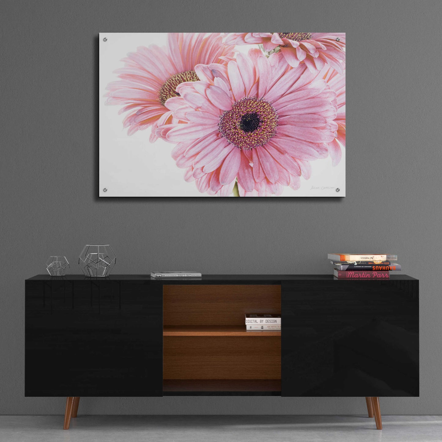 Epic Art 'Pastel Gerbera Daisies' by Elise Catterall, Acrylic Glass Wall Art,36x24