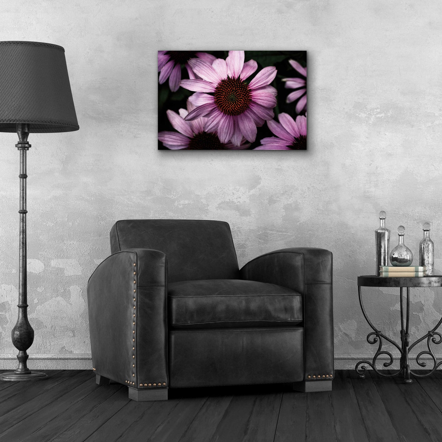 Epic Art 'Echinacea' by Elise Catterall, Acrylic Glass Wall Art,24x16