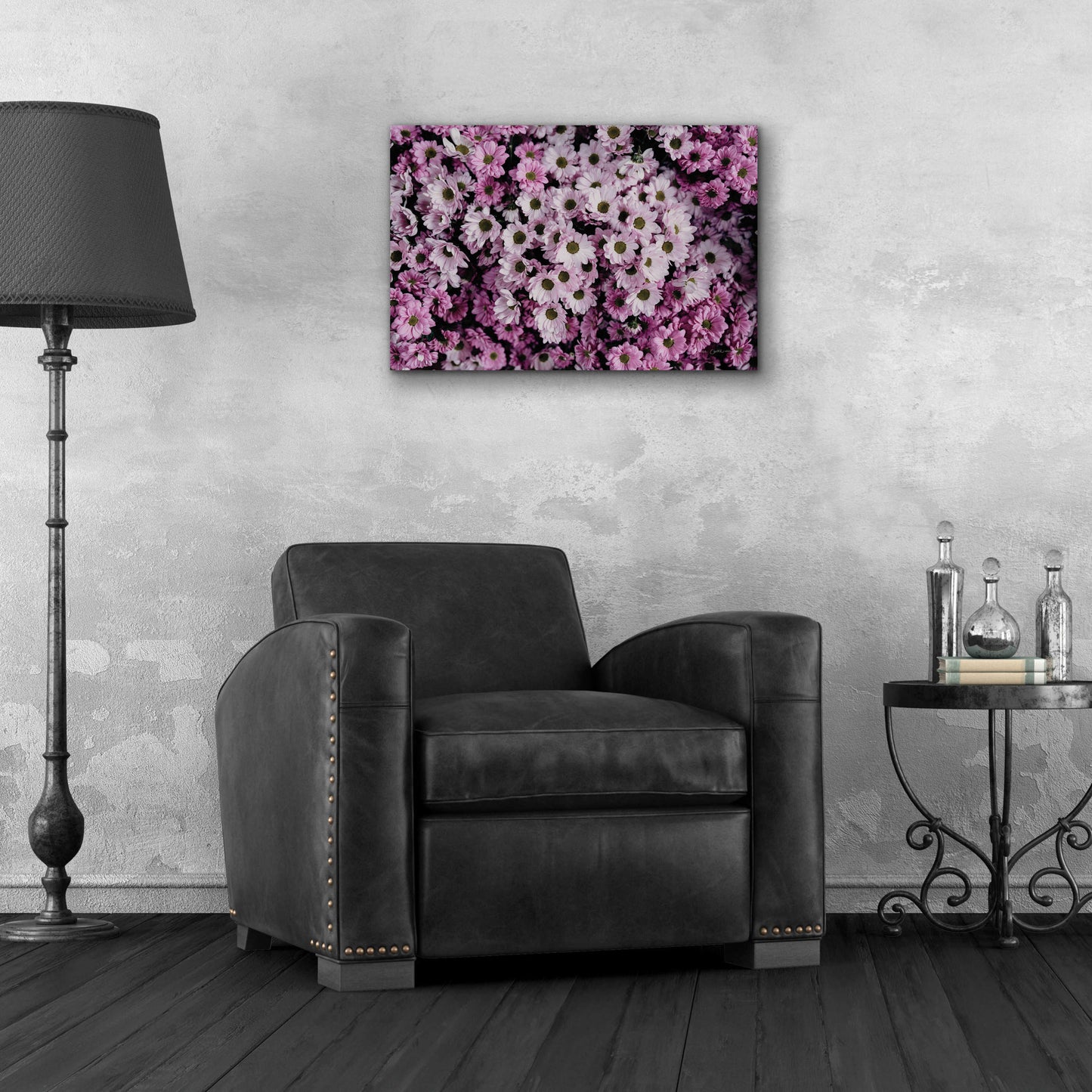 Epic Art 'Pale Daisies' by Elise Catterall, Acrylic Glass Wall Art,24x16