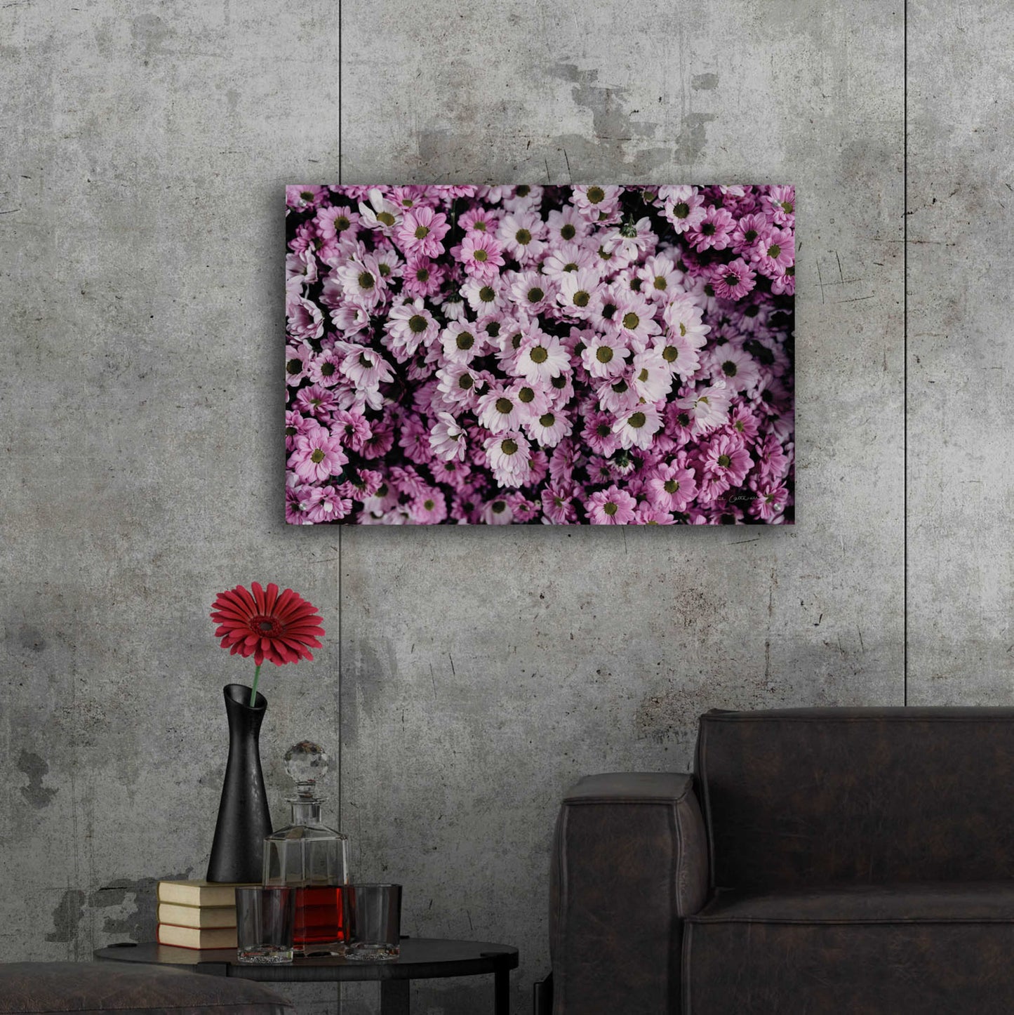 Epic Art 'Pale Daisies' by Elise Catterall, Acrylic Glass Wall Art,36x24