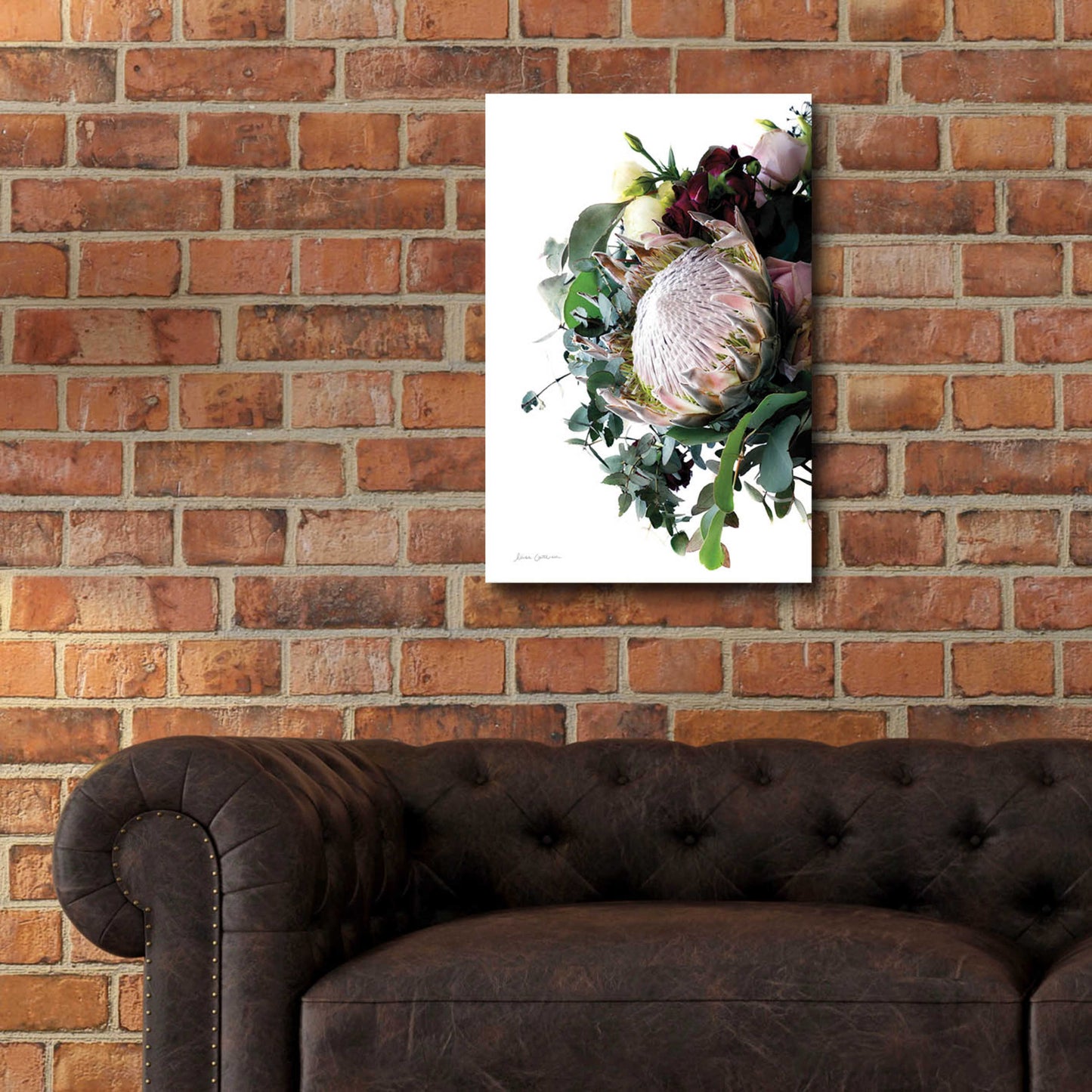 Epic Art 'Protea Bouquet II' by Elise Catterall, Acrylic Glass Wall Art,16x24