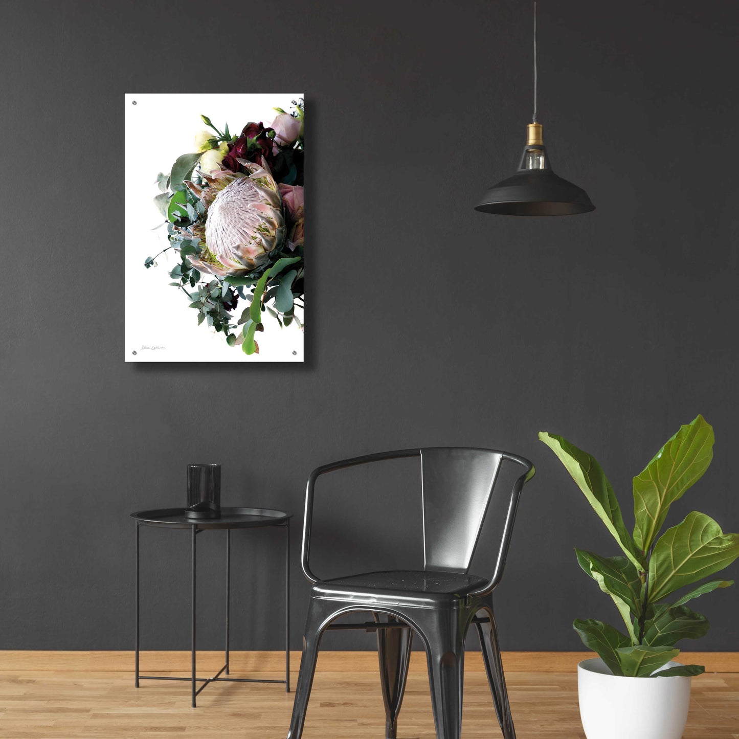 Epic Art 'Protea Bouquet II' by Elise Catterall, Acrylic Glass Wall Art,24x36