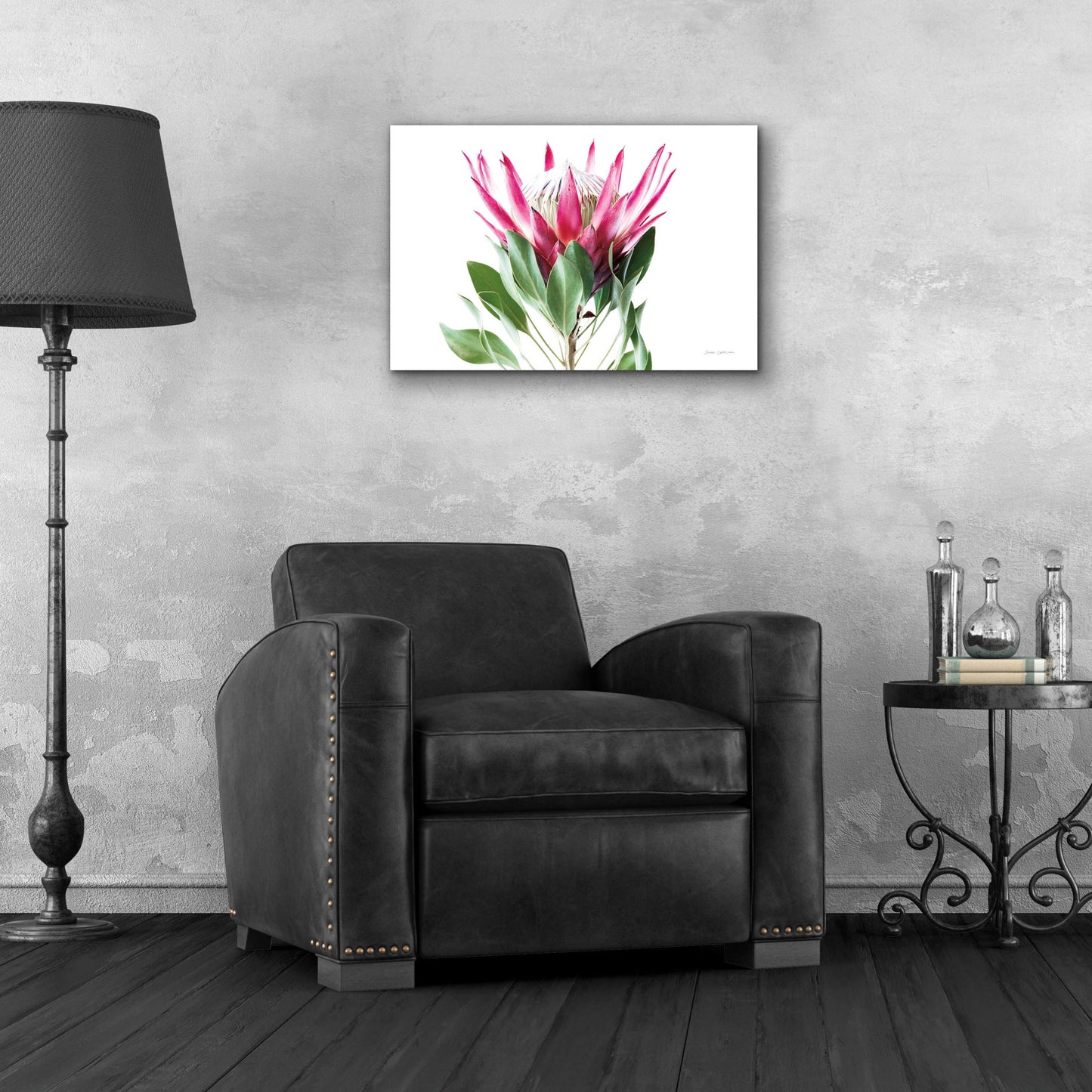 Epic Art 'Bold Protea I' by Elise Catterall, Acrylic Glass Wall Art,24x16