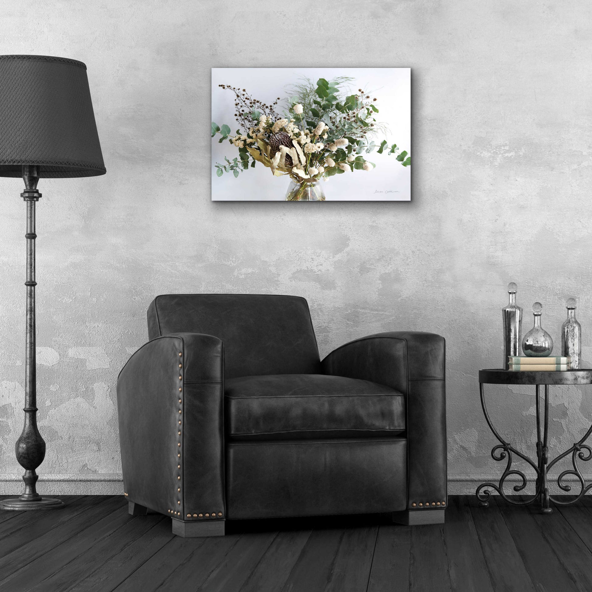 Epic Art 'Eucalyptus Arrangement' by Elise Catterall, Acrylic Glass Wall Art,24x16