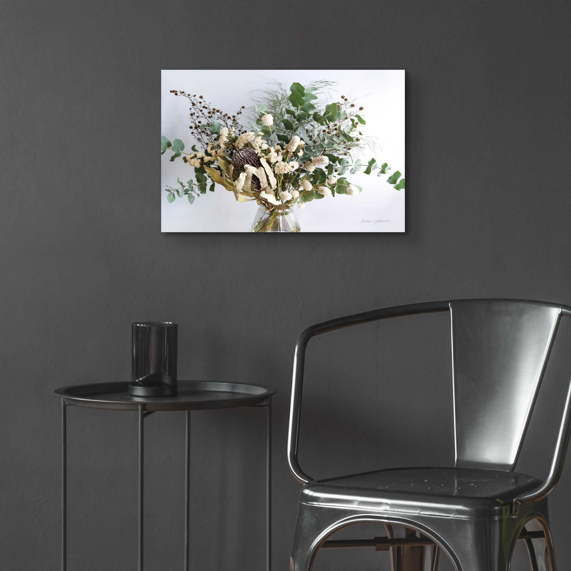 Epic Art 'Eucalyptus Arrangement' by Elise Catterall, Acrylic Glass Wall Art,24x16