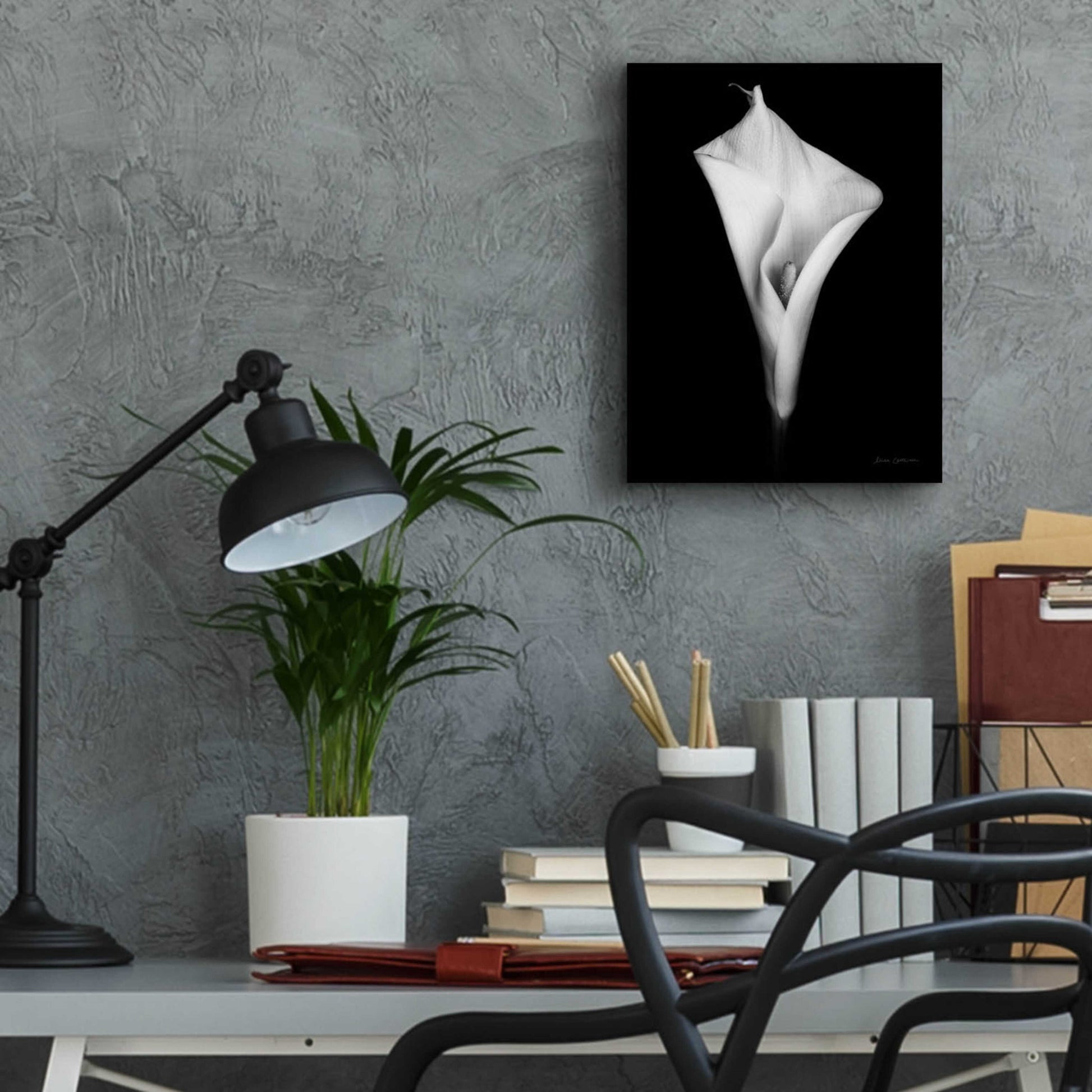 Epic Art 'Elegant Calla I' by Elise Catterall, Acrylic Glass Wall Art,12x16