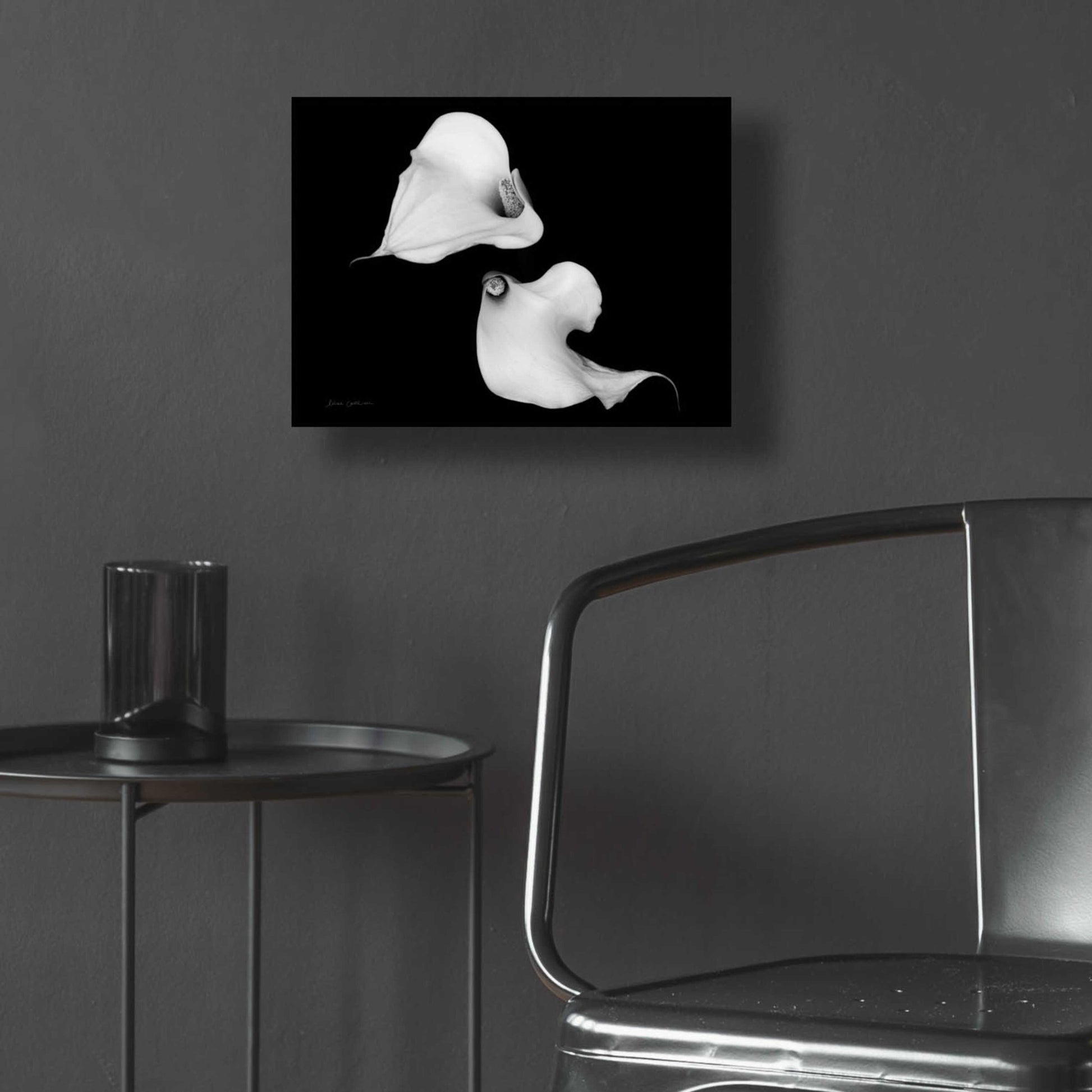 Epic Art 'Elegant Calla IV' by Elise Catterall, Acrylic Glass Wall Art,16x12