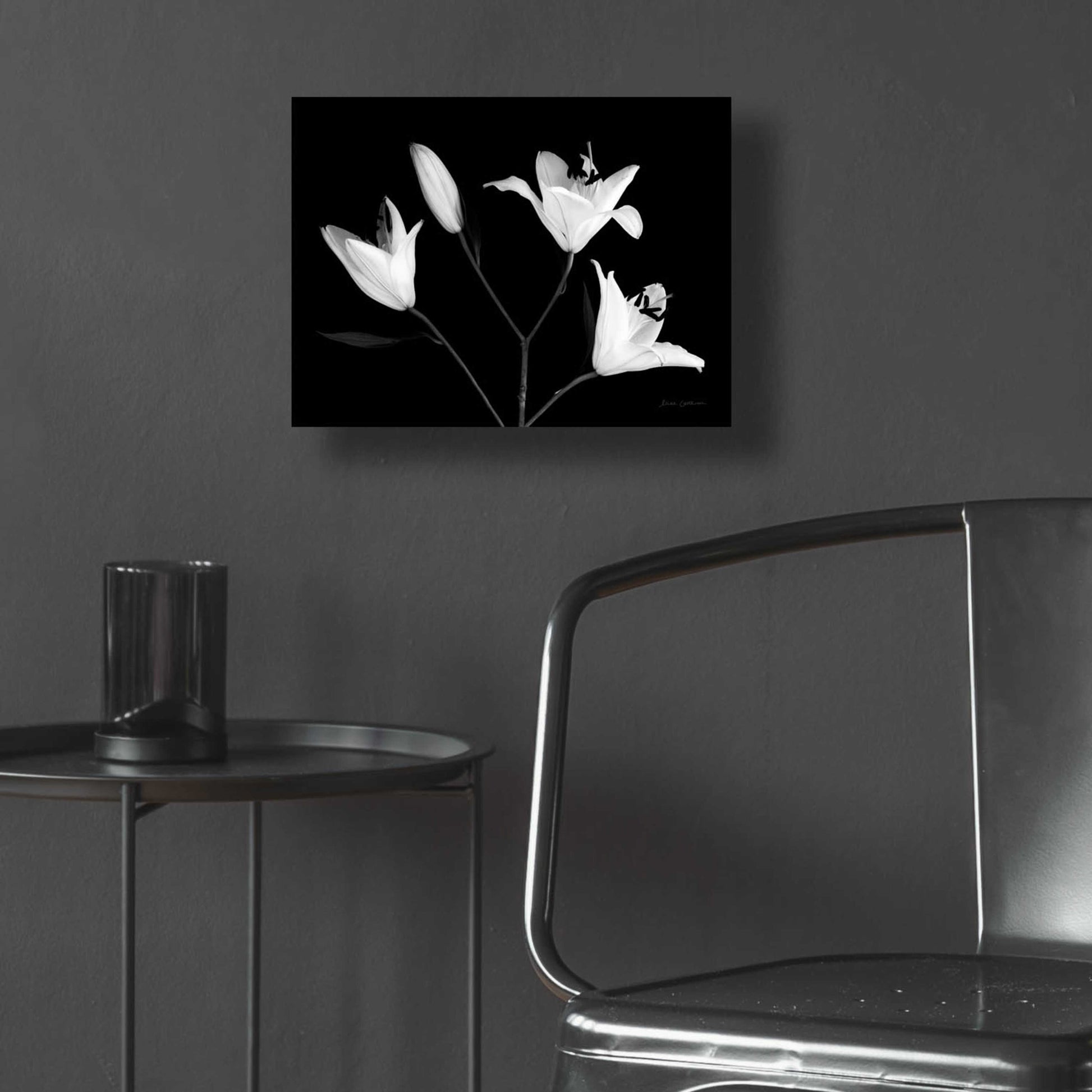 Epic Art 'Spray of Lilies' by Elise Catterall, Acrylic Glass Wall Art,16x12