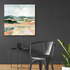 Epic Art 'Vermillion Landscape I' by Katrina Pete, Acrylic Glass Wall Art,36x36