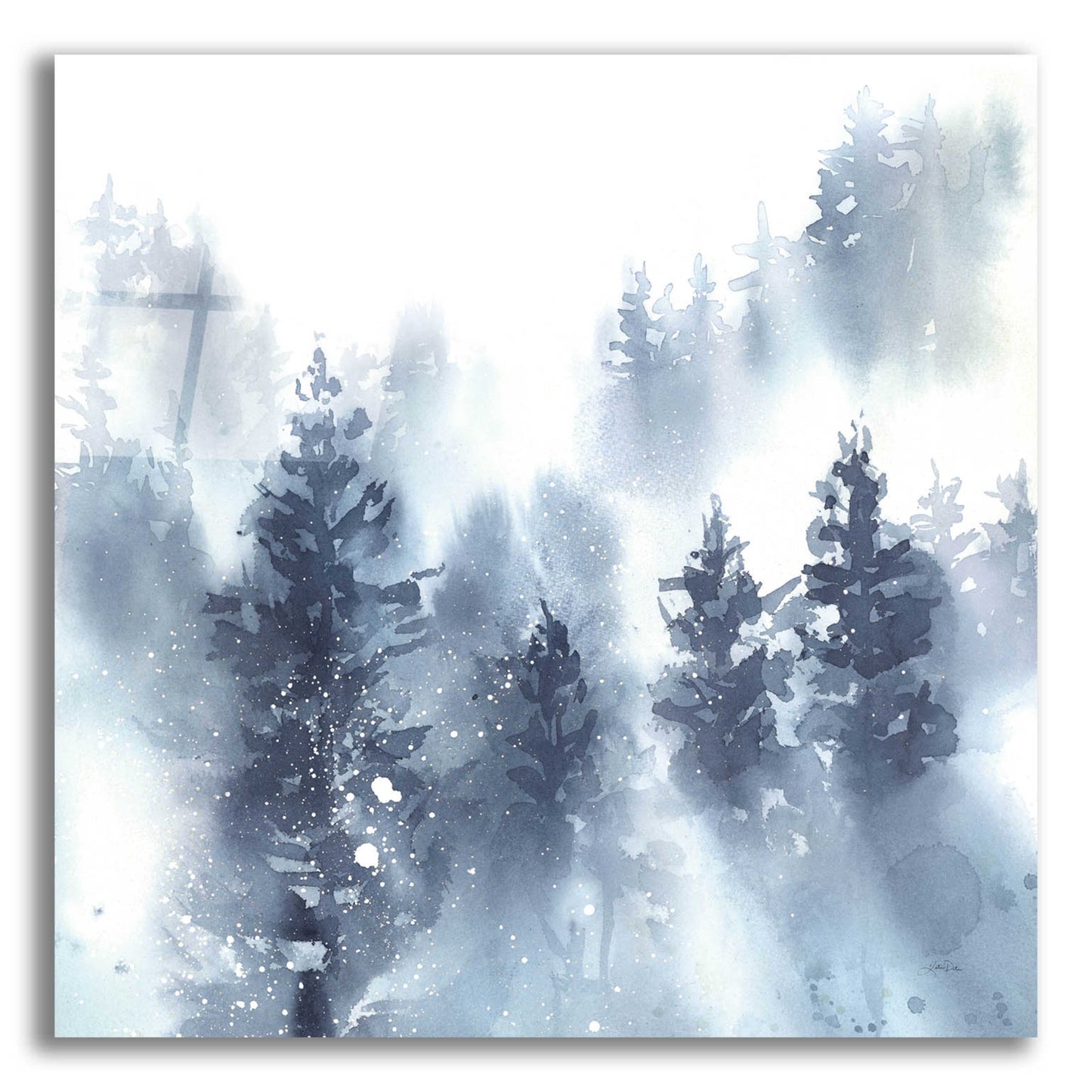 Epic Art 'Misty Forest II' by Katrina Pete, Acrylic Glass Wall Art,12x12