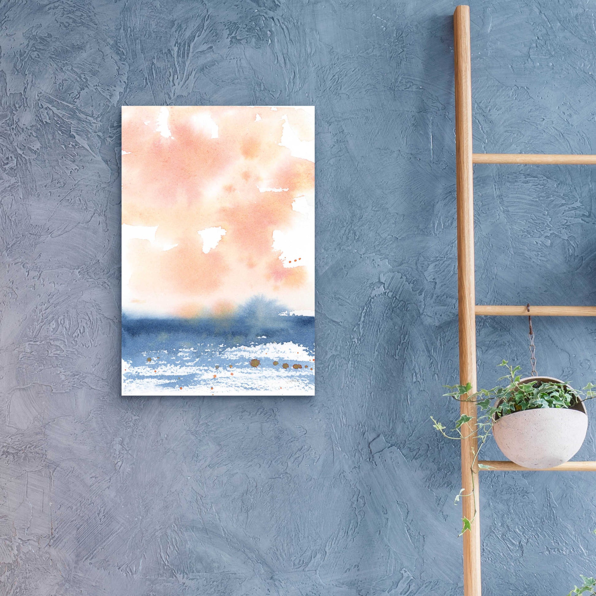 Epic Art 'Sunrise Seascape I' by Katrina Pete, Acrylic Glass Wall Art,16x24