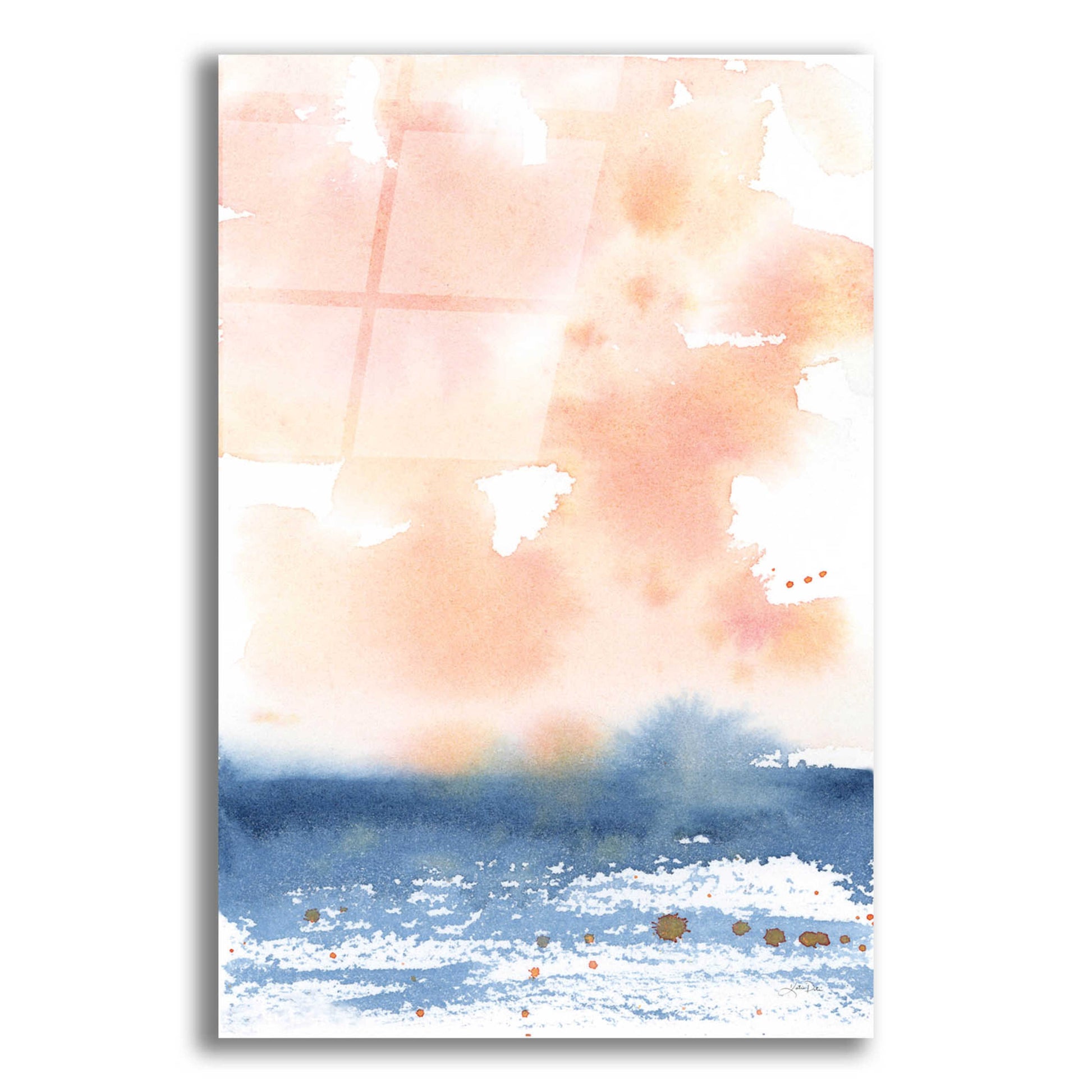 Epic Art 'Sunrise Seascape I' by Katrina Pete, Acrylic Glass Wall Art