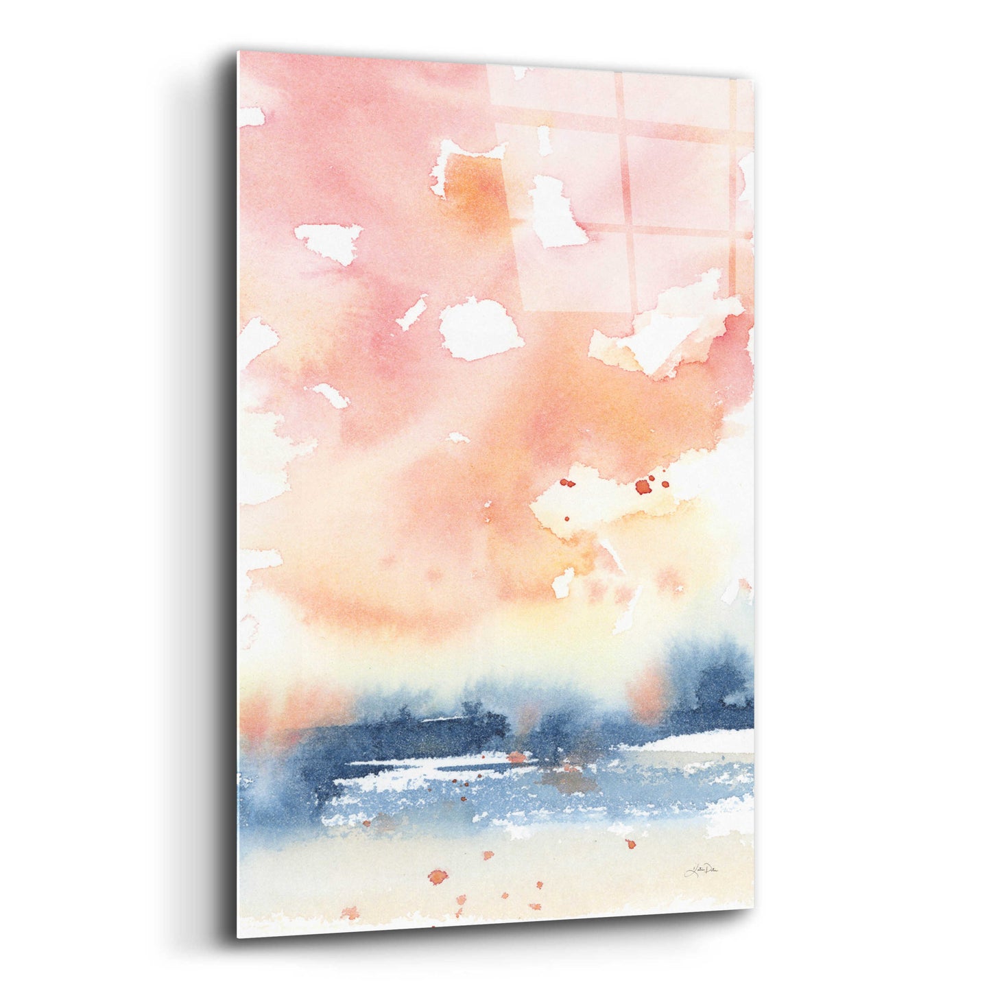 Epic Art 'Sunrise Seascape II' by Katrina Pete, Acrylic Glass Wall Art,12x16