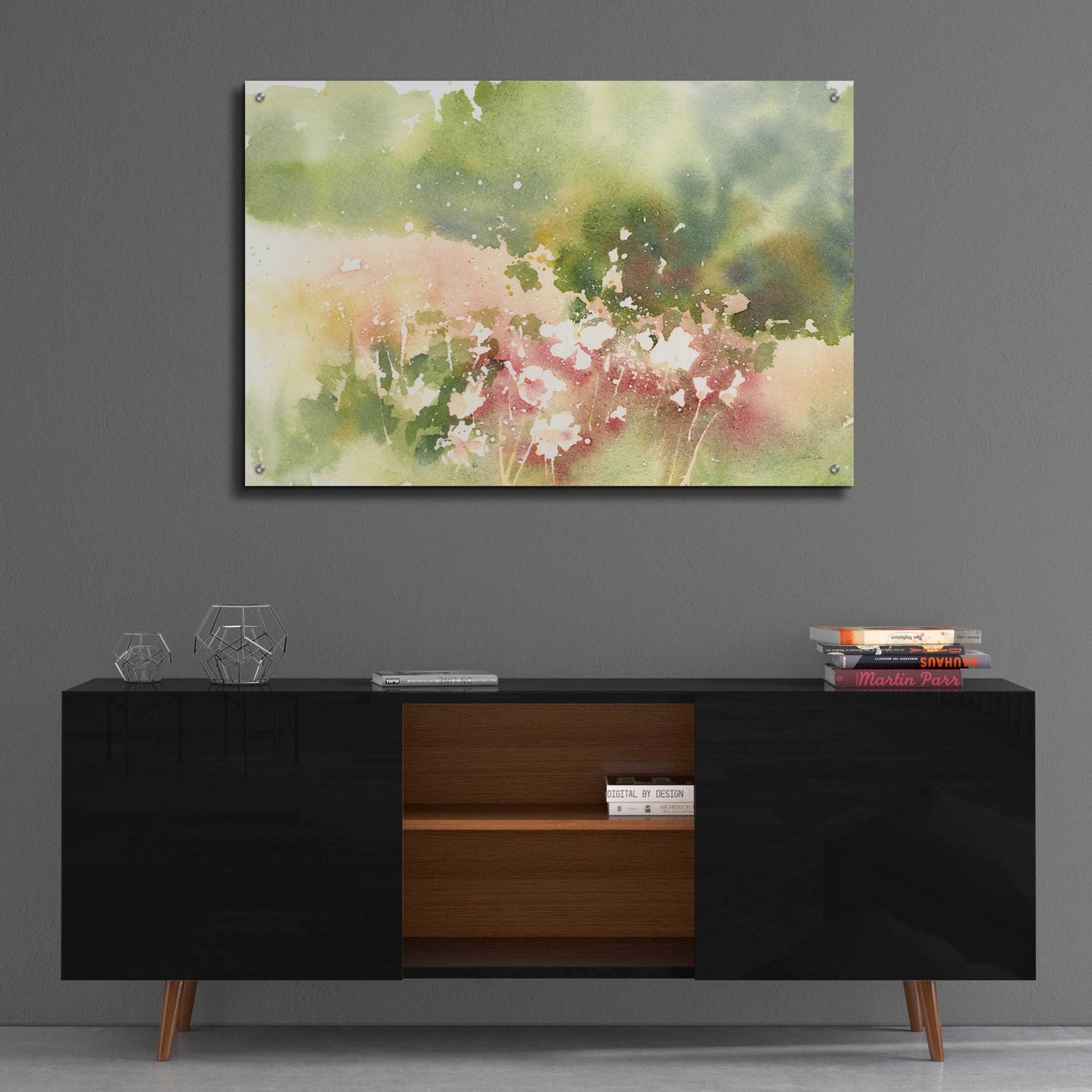 Epic Art 'Floral Field' by Katrina Pete, Acrylic Glass Wall Art,36x24