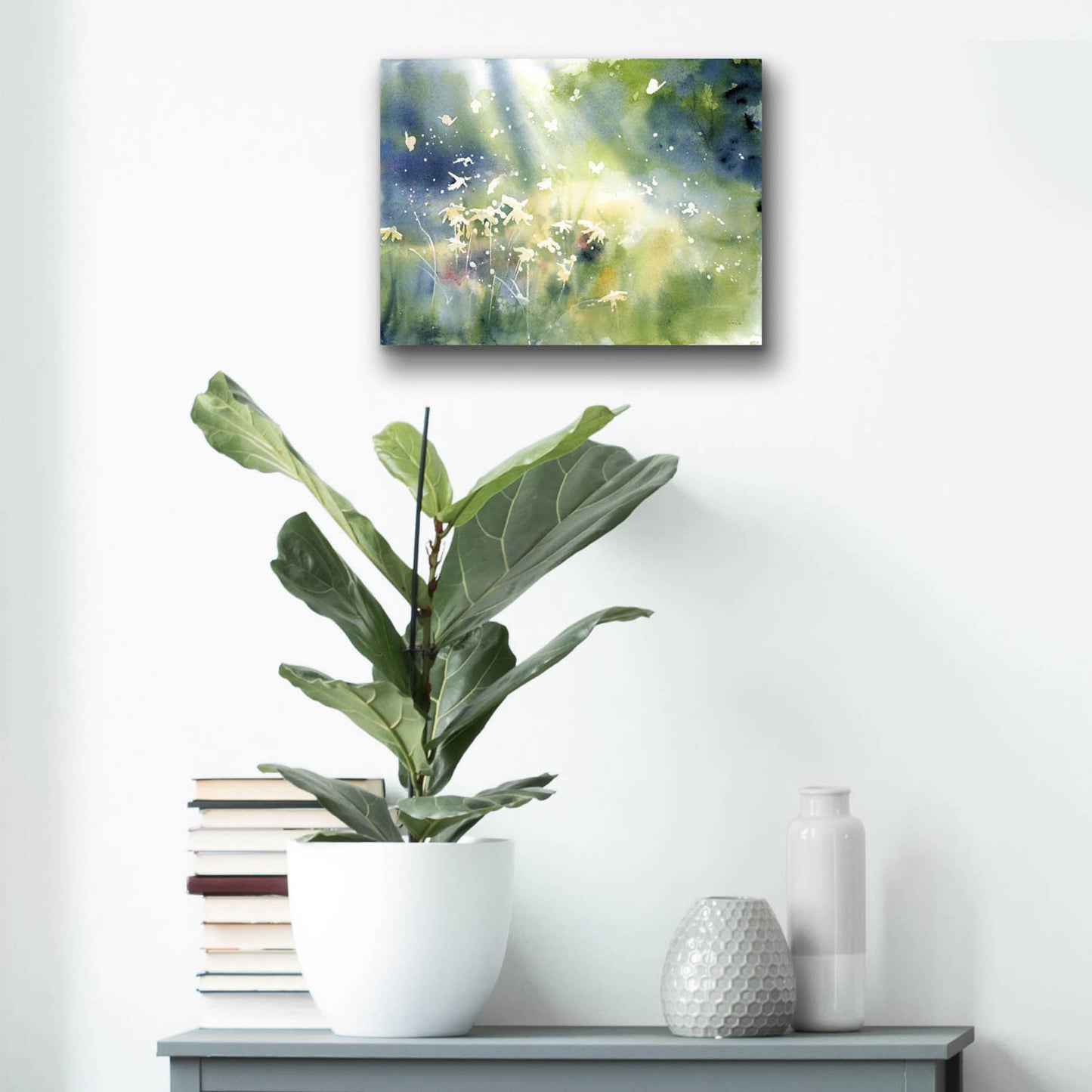 Epic Art 'Landscape Light' by Katrina Pete, Acrylic Glass Wall Art,16x12