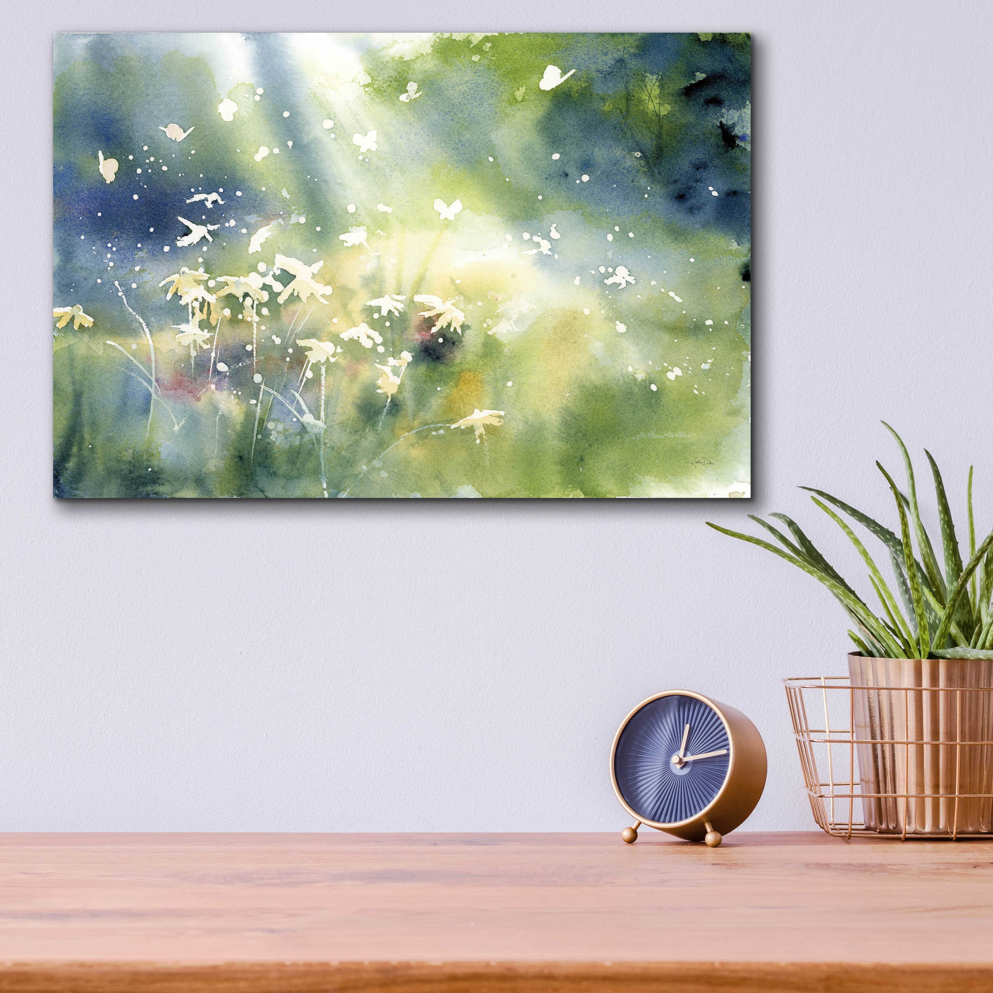 Epic Art 'Landscape Light' by Katrina Pete, Acrylic Glass Wall Art,16x12