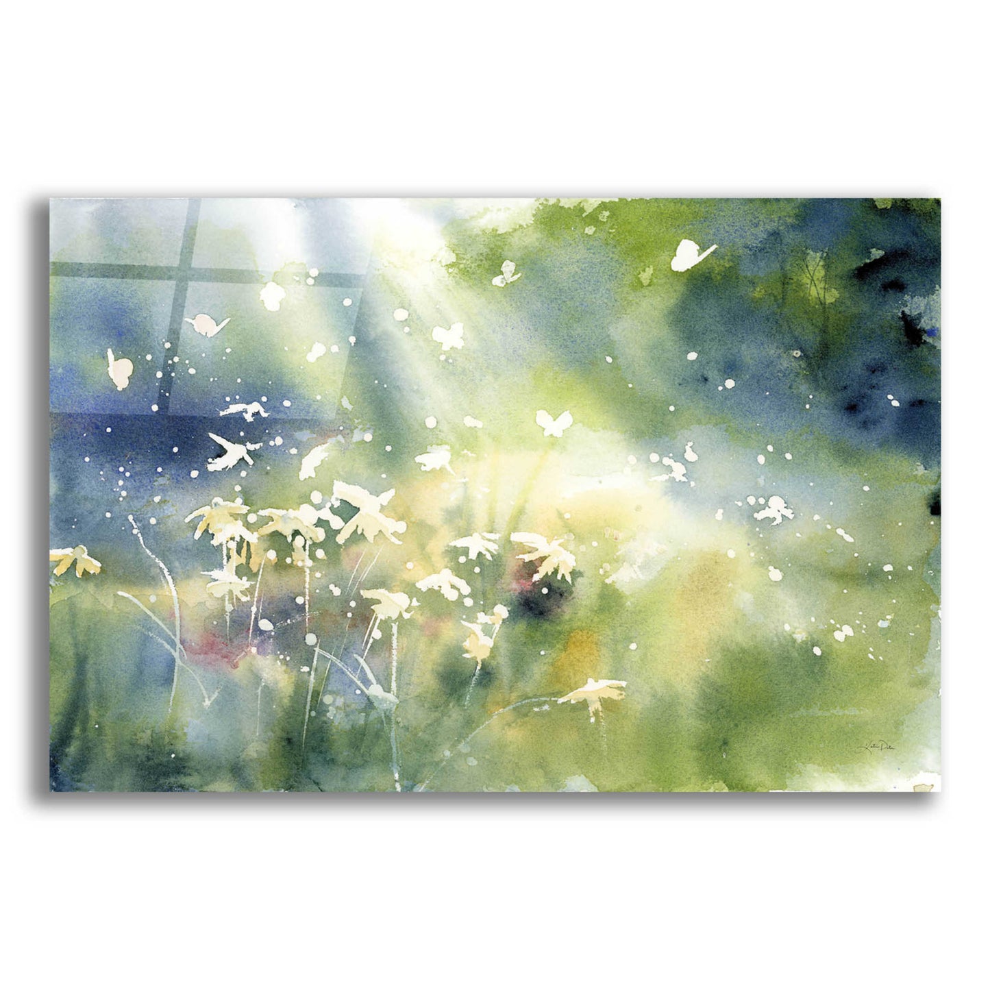 Epic Art 'Landscape Light' by Katrina Pete, Acrylic Glass Wall Art,16x12